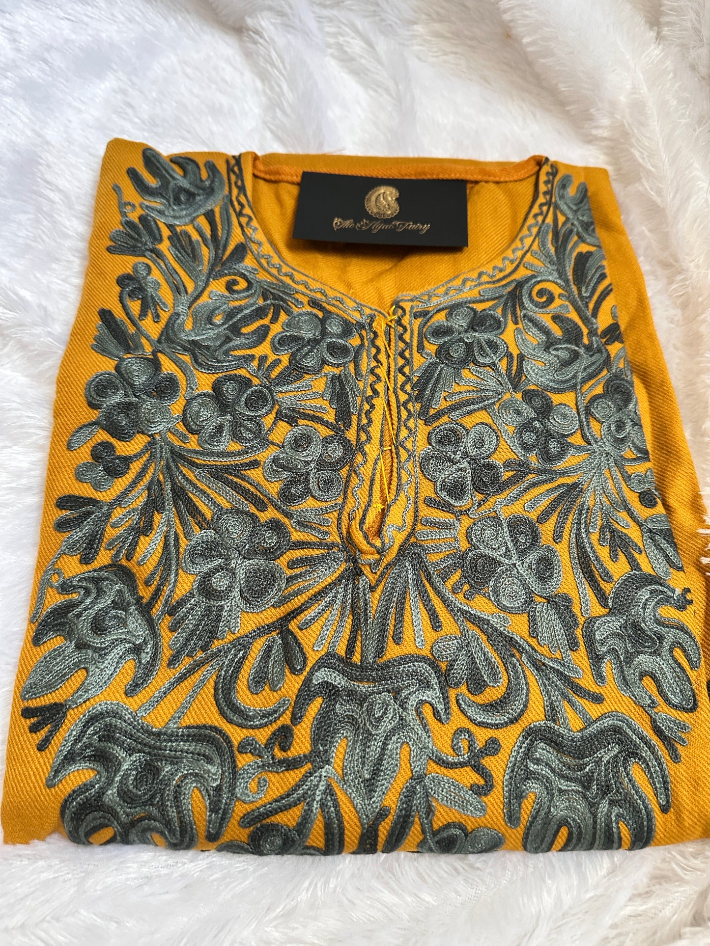 Pashmina Pheran - Mustard 2