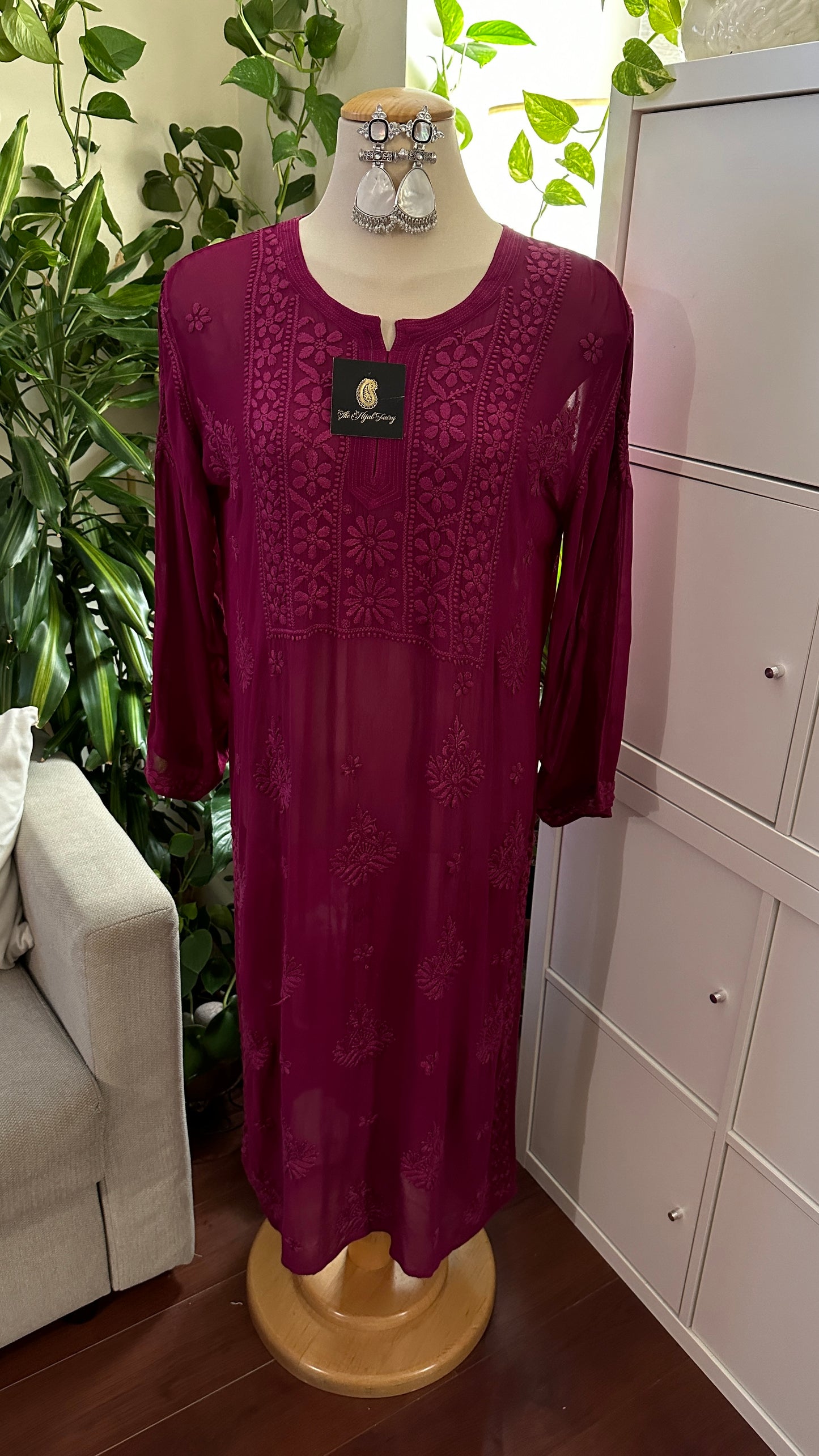 Amaranth - Premium Viscose Kurti