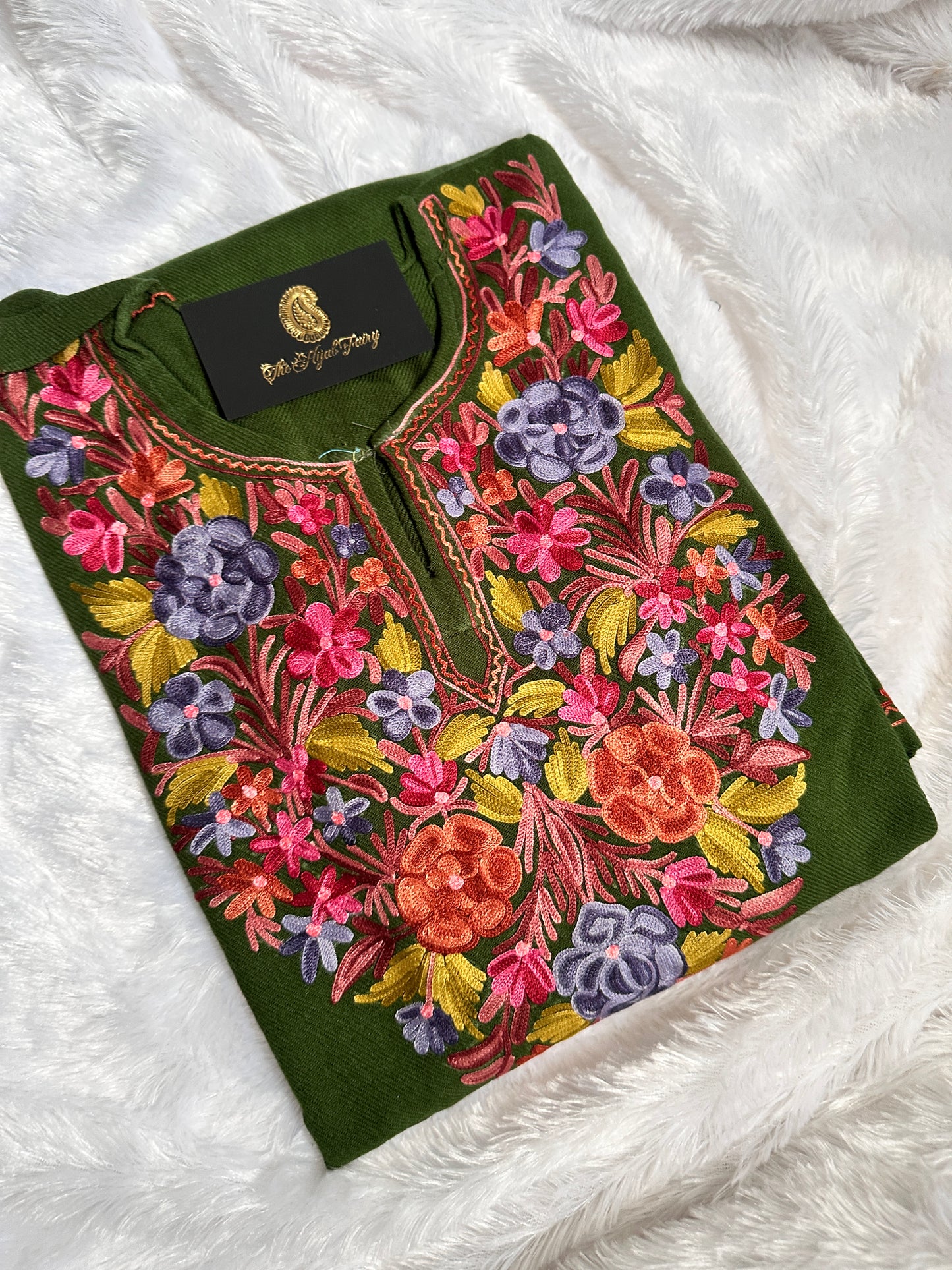 Pashmina Pheran - Green 5