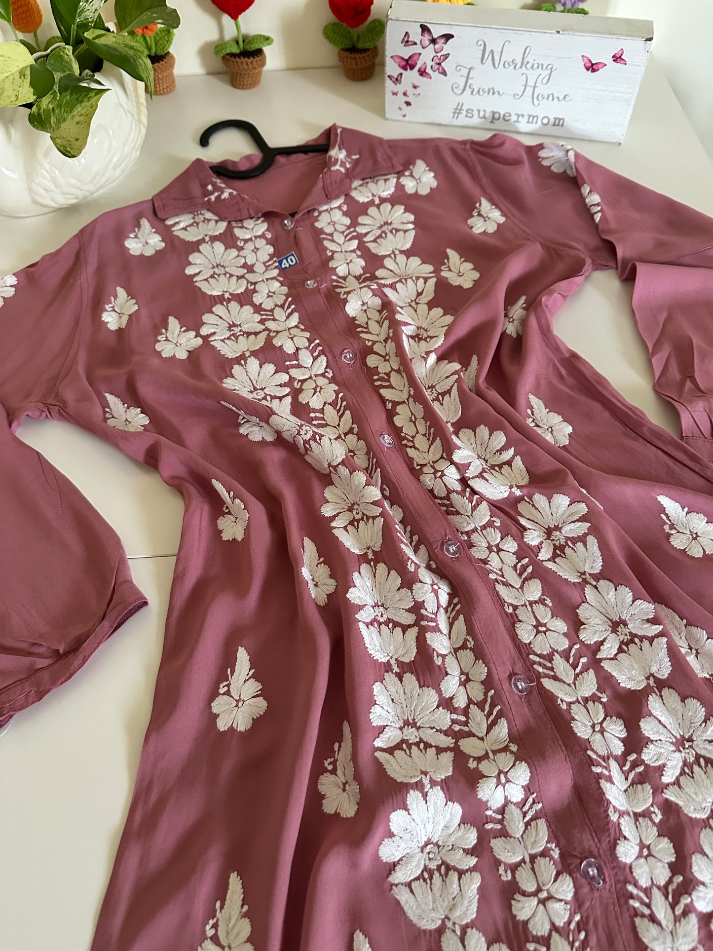 Tea Pink - Modal Madhuri Short Shirt