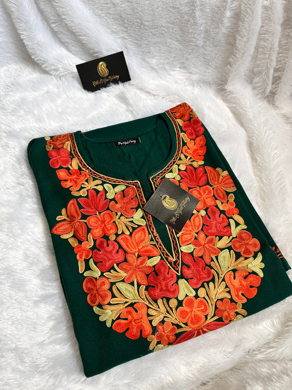 Pashmina Pheran - Green 6