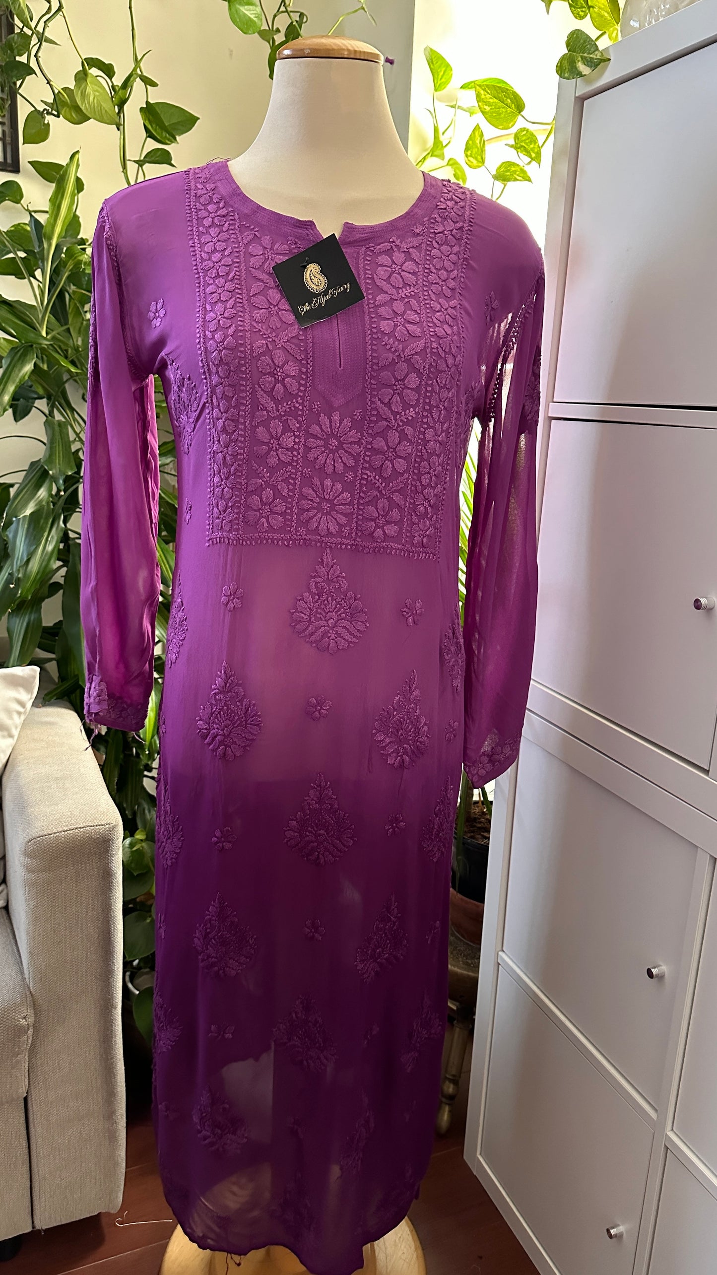 Purple Ombré - Premium Viscose Kurti