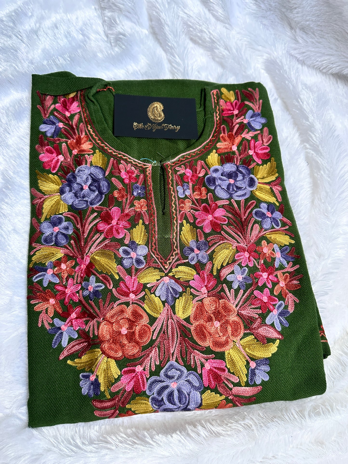 Pashmina Pheran - Green 5