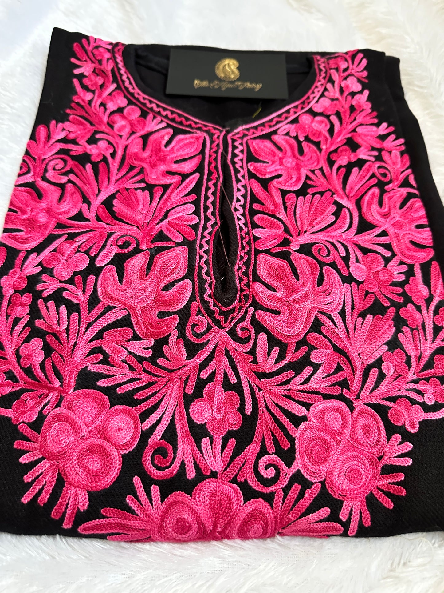 Pashmina Pheran - Black 4