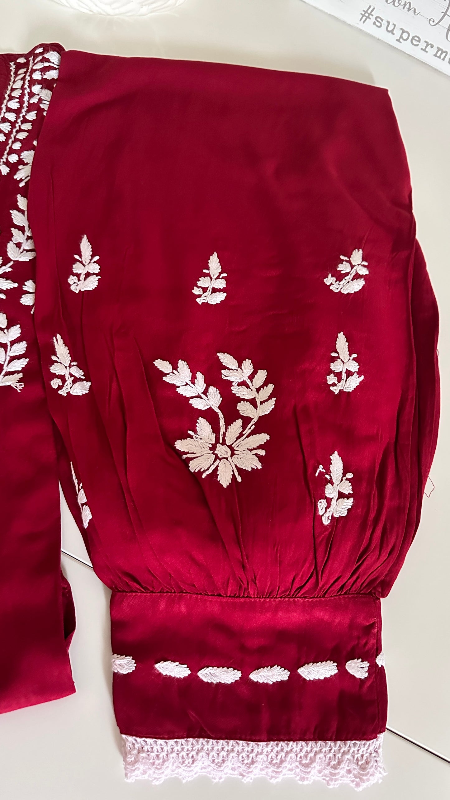 Maroon - Afghani Set