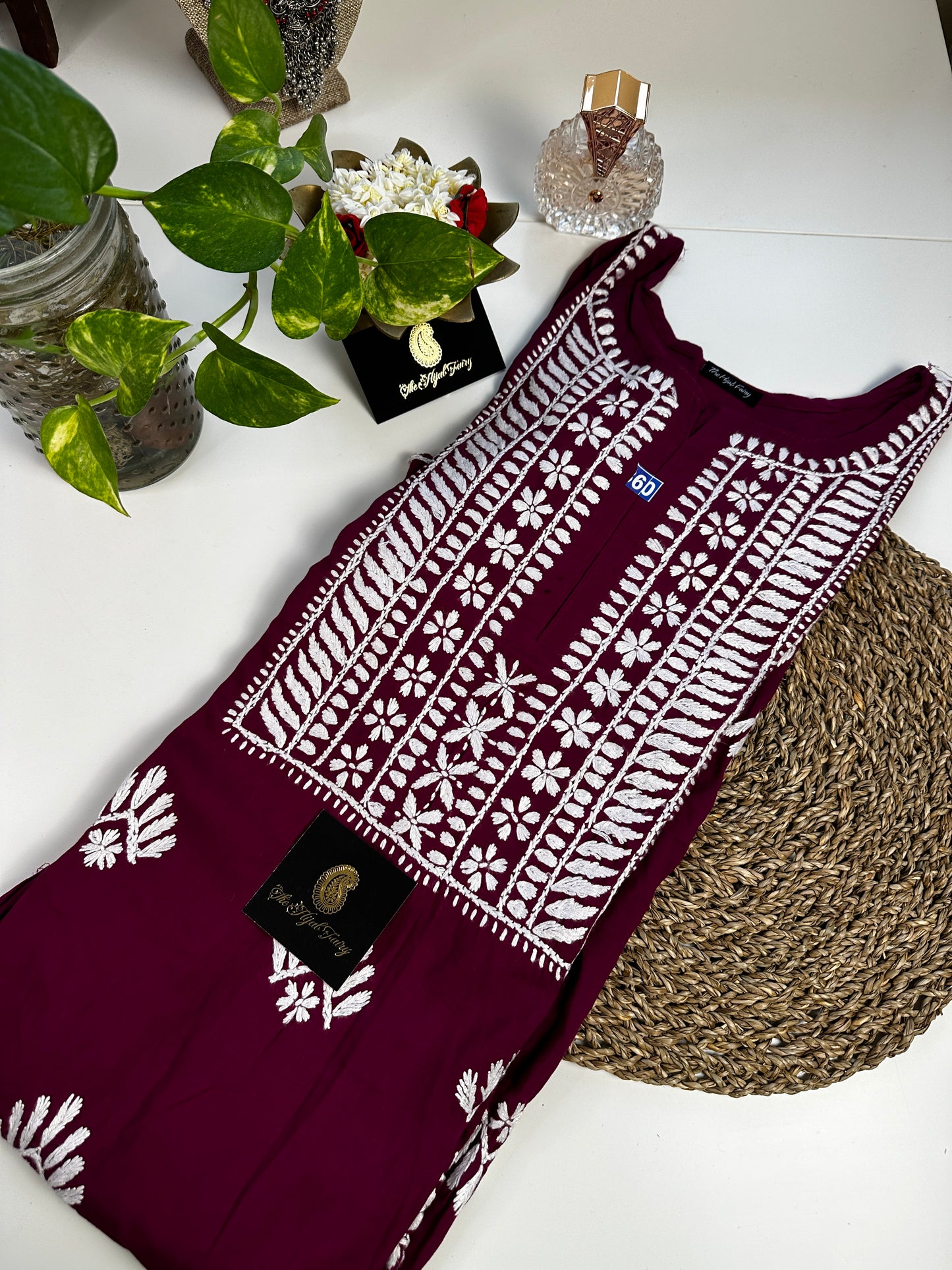 Wine - Modal Straight Kurta