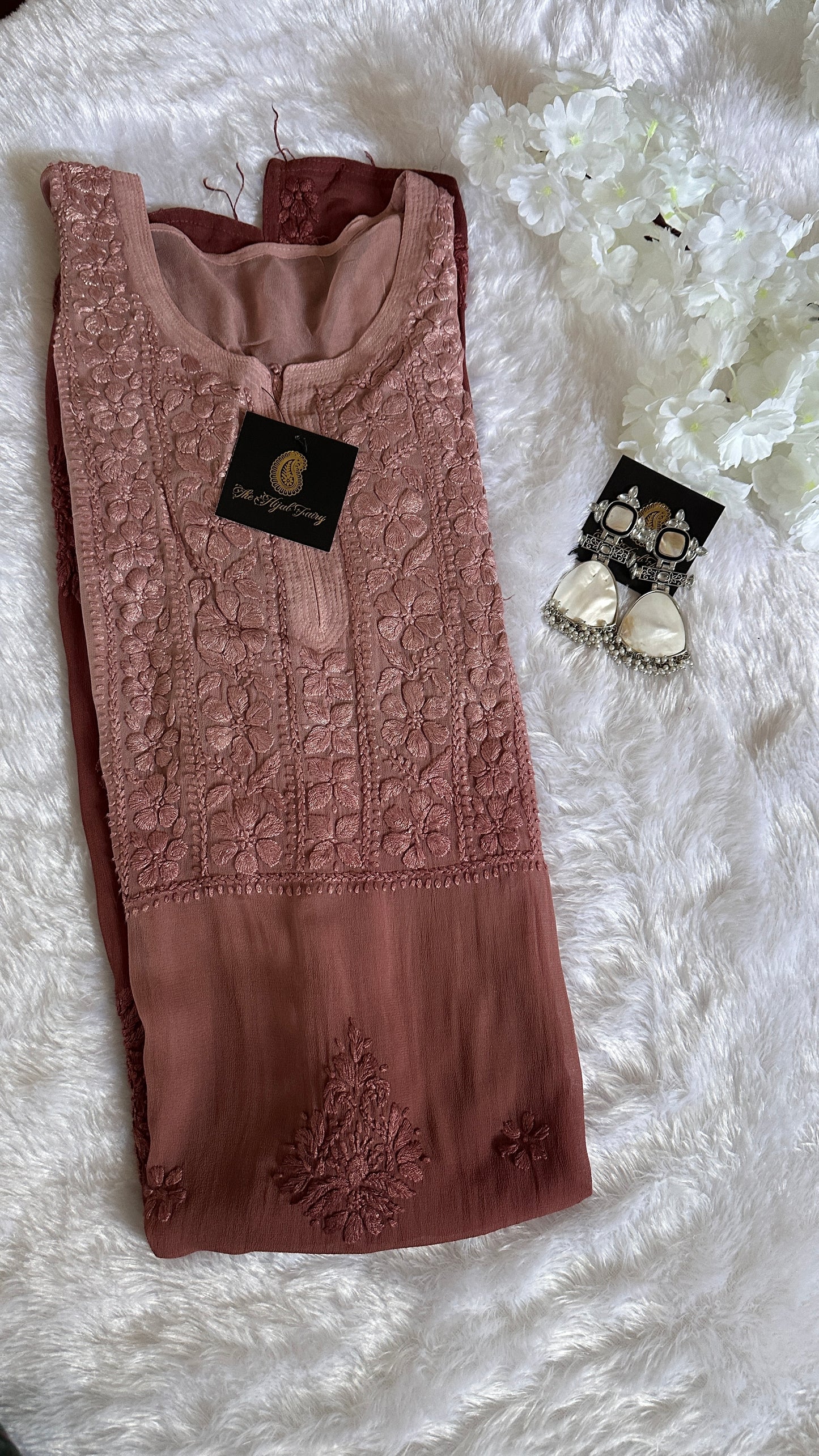 Mocha Ombré - Premium Viscose Kurti