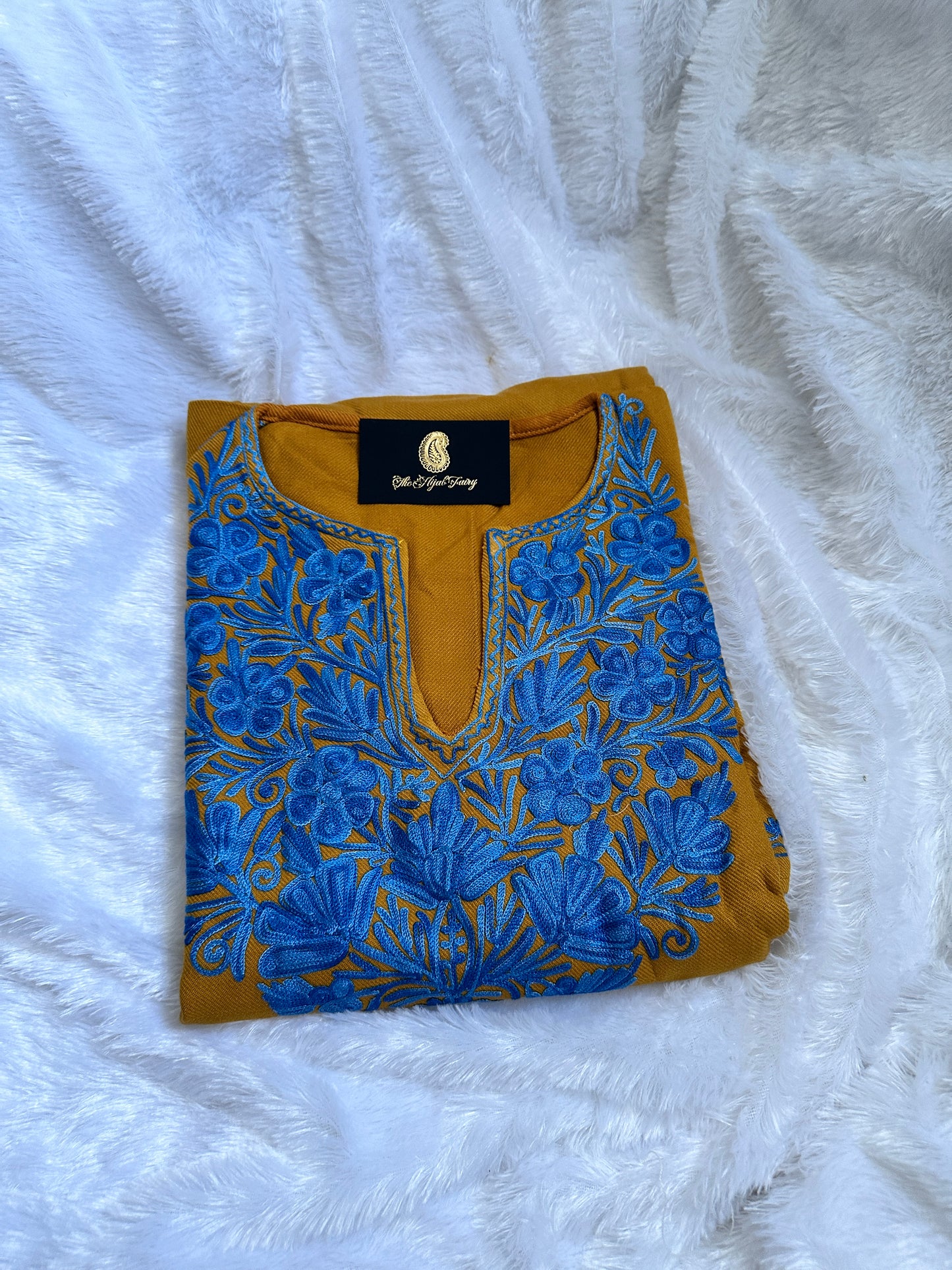 Pashmina Pheran - Mustard 1