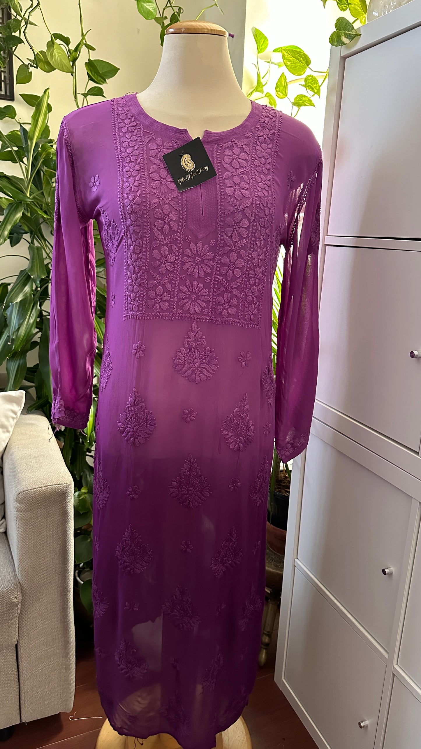 Purple Ombré - Premium Viscose Kurti