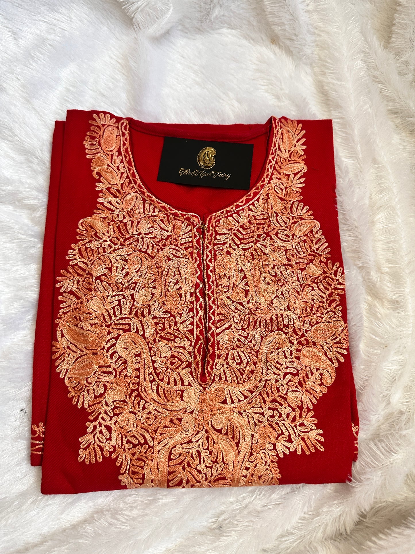 Pashmina Pheran - Red 2