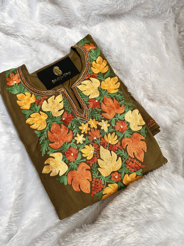 Pashmina Pheran - Brown 7