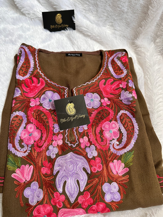 Pashmina Pheran - Brown 5