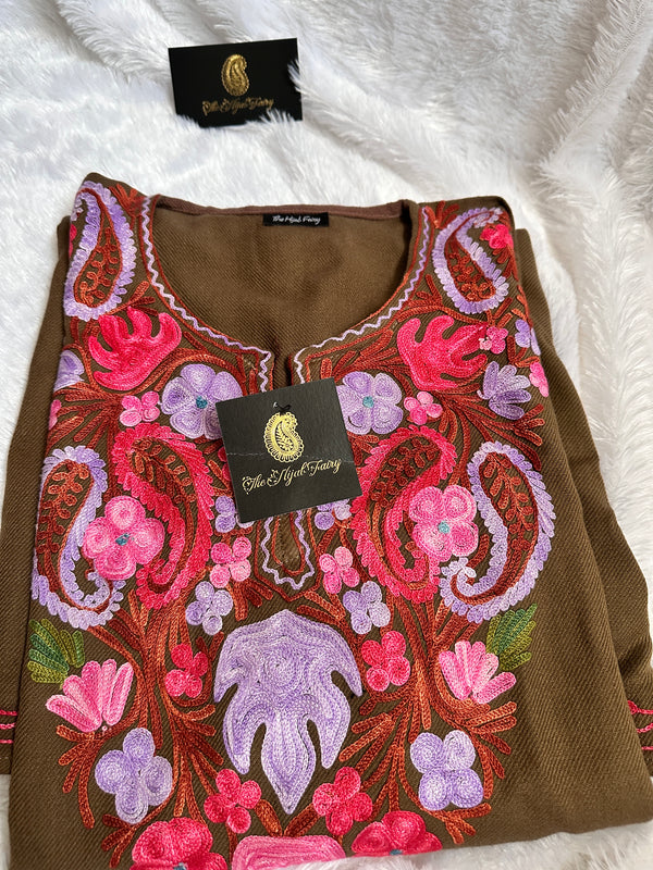 Pashmina Pheran - Brown 5