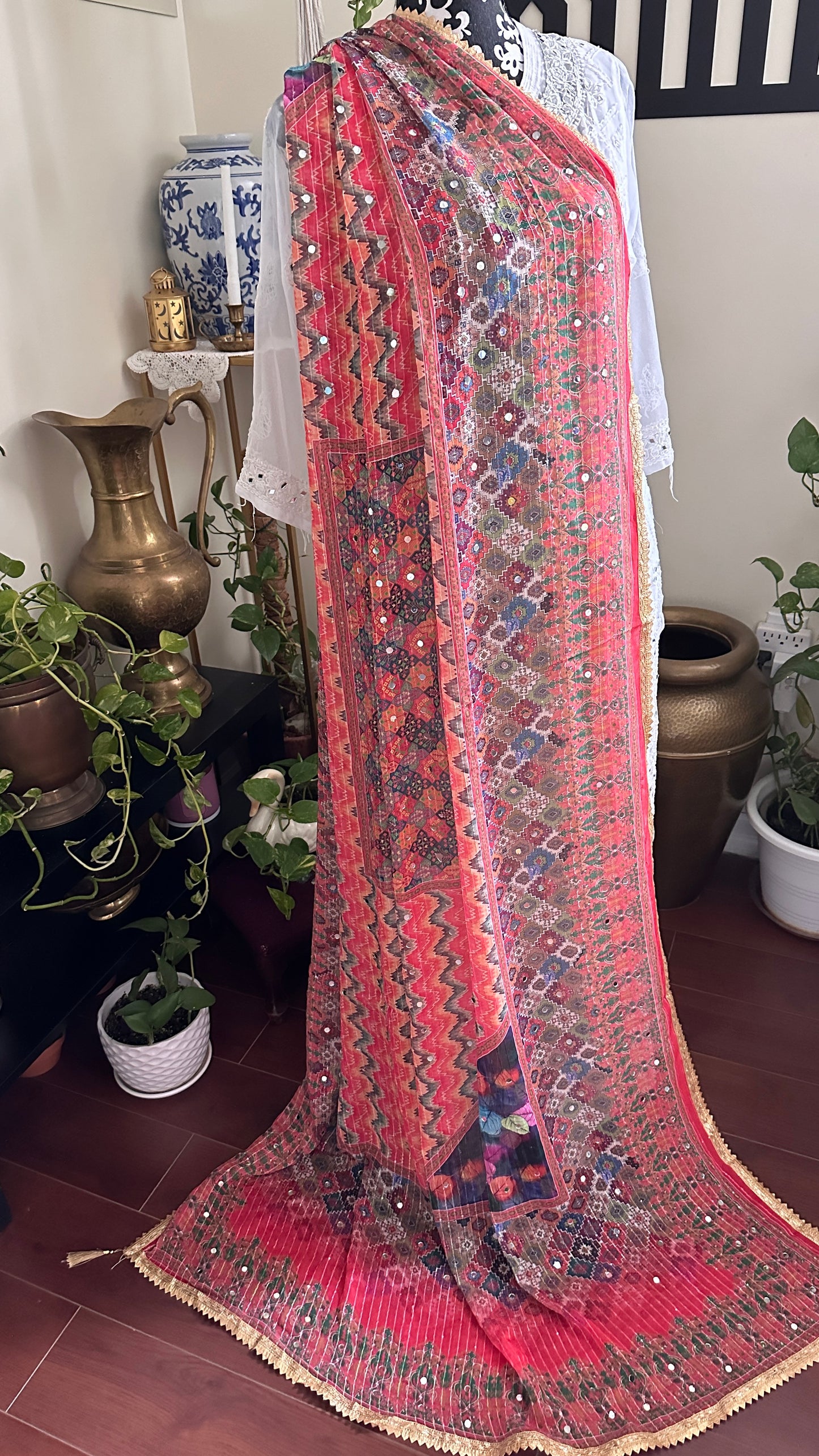 Chiffon Mirror Dupatta - 2