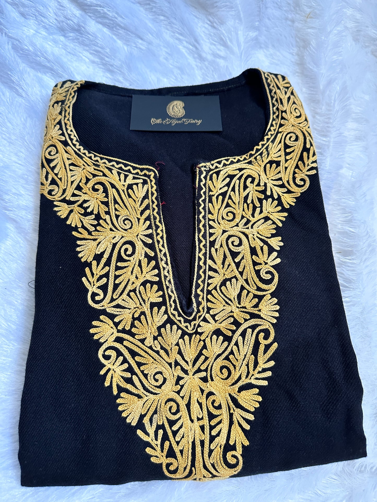 Pashmina Pheran - Black 5