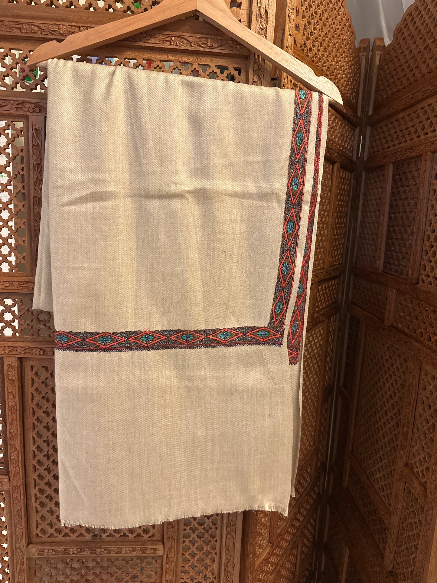Kashmiri Kani Shawl (style-10) – Handwoven Luxury Wrap Traditional Kani Weave