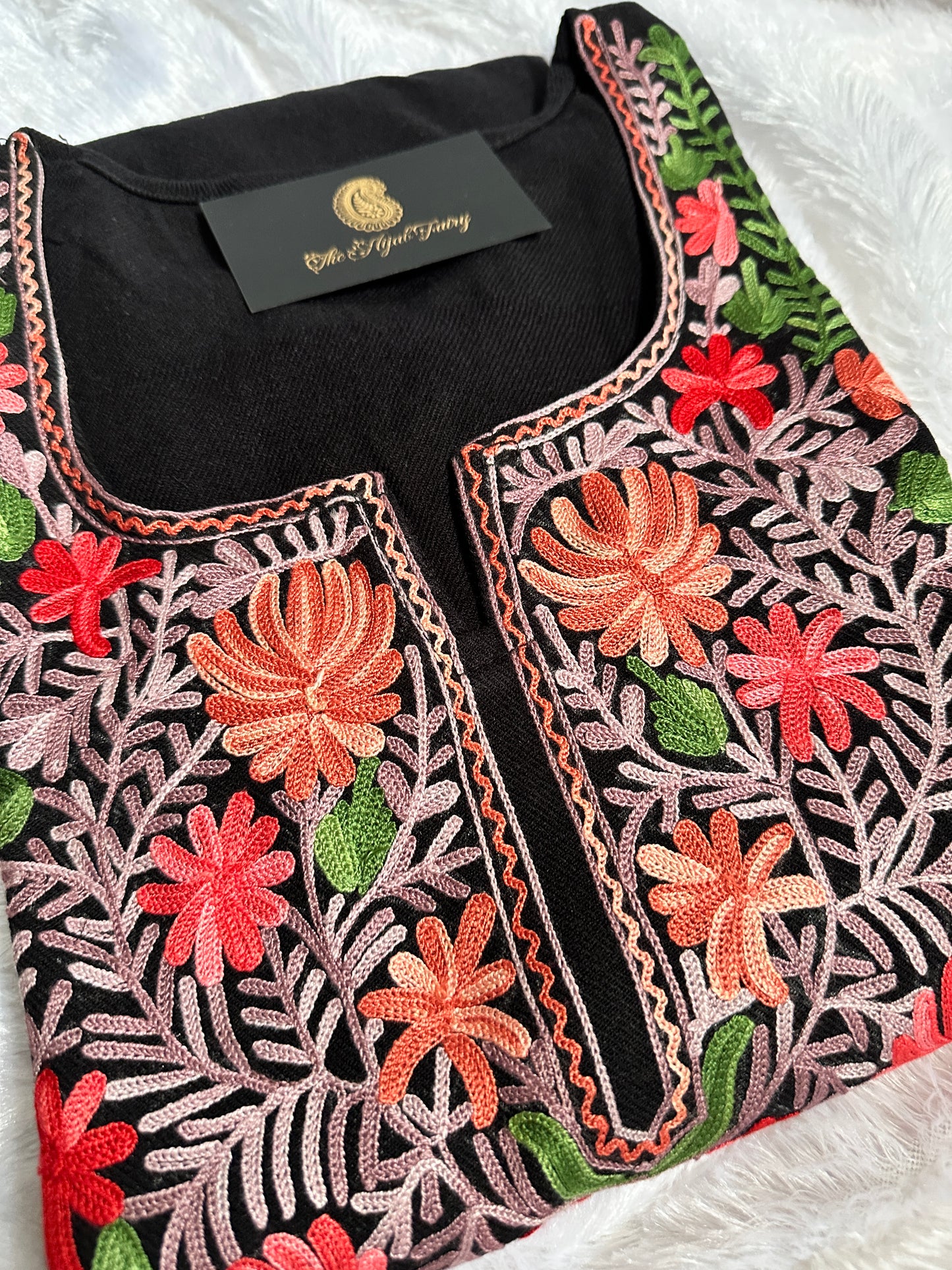 Pashmina Pheran - Black 6