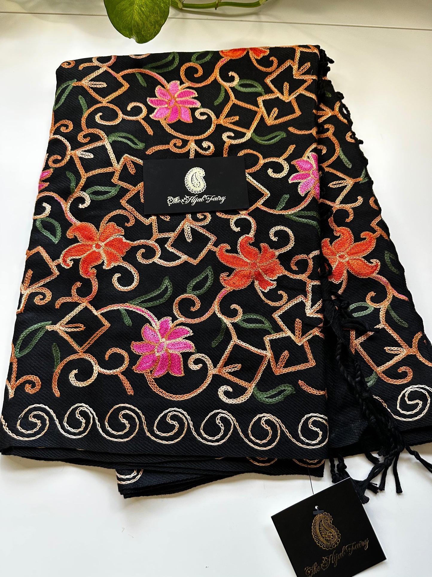 Black - Pashmina Shawl 1