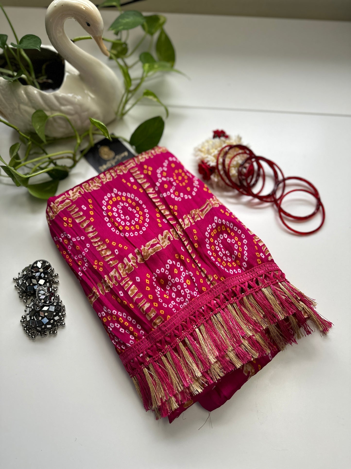 Bandhani Crush Dupatta