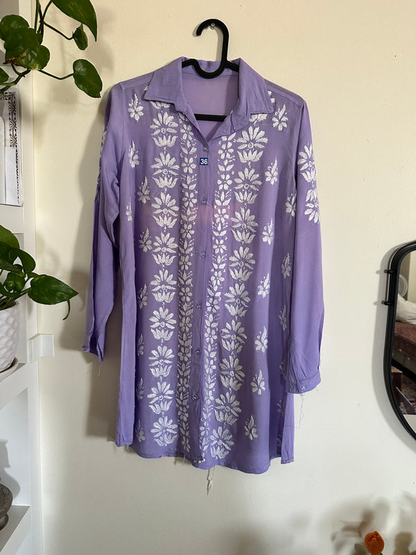 Lilac - Modal Madhuri Short Shirt