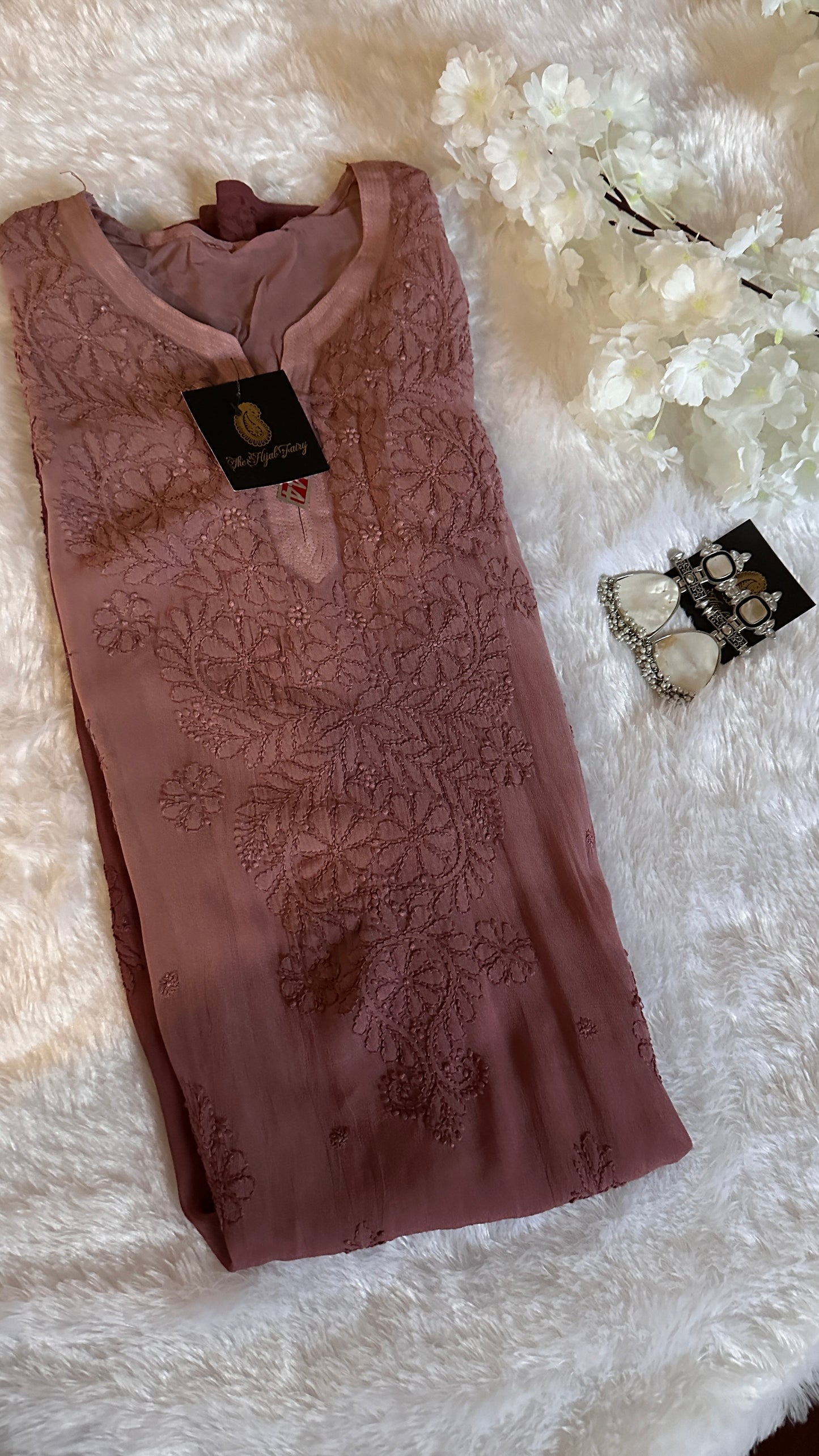 Mocha Ombré - Premium Viscose Kurti