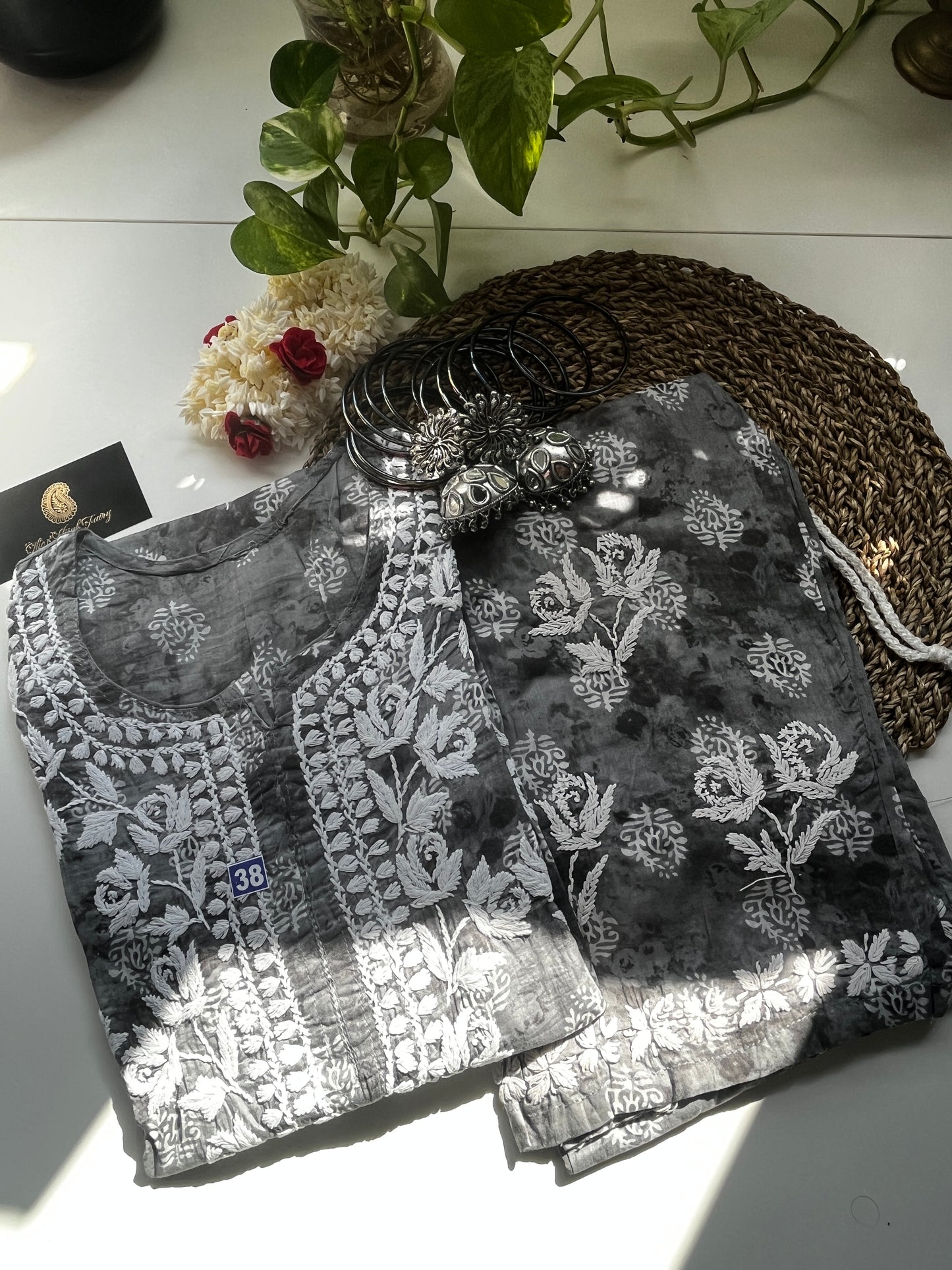 Grey 2 - Mul Printed Set - 2 Pc