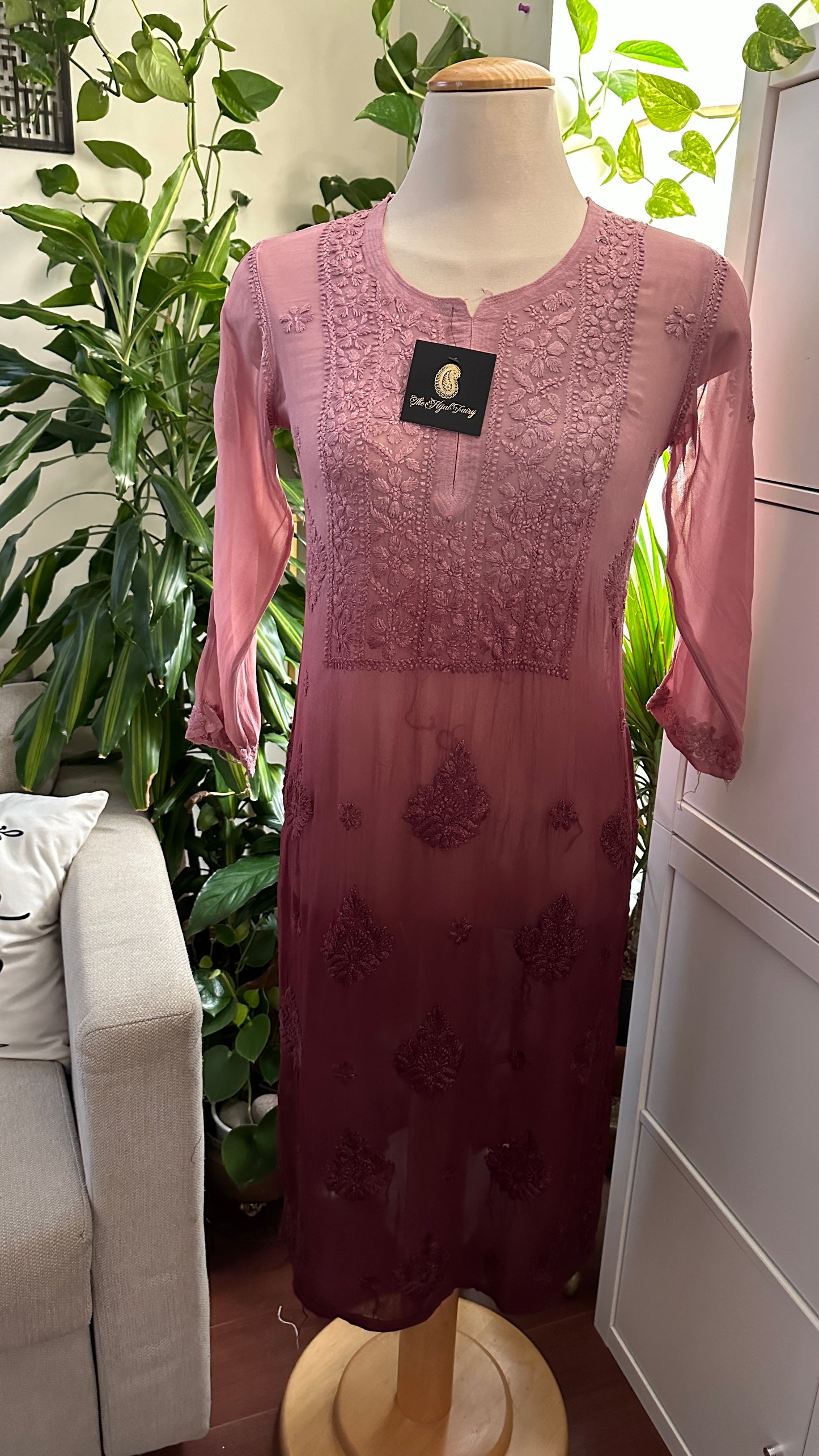 Mocha Ombré - Premium Viscose Kurti