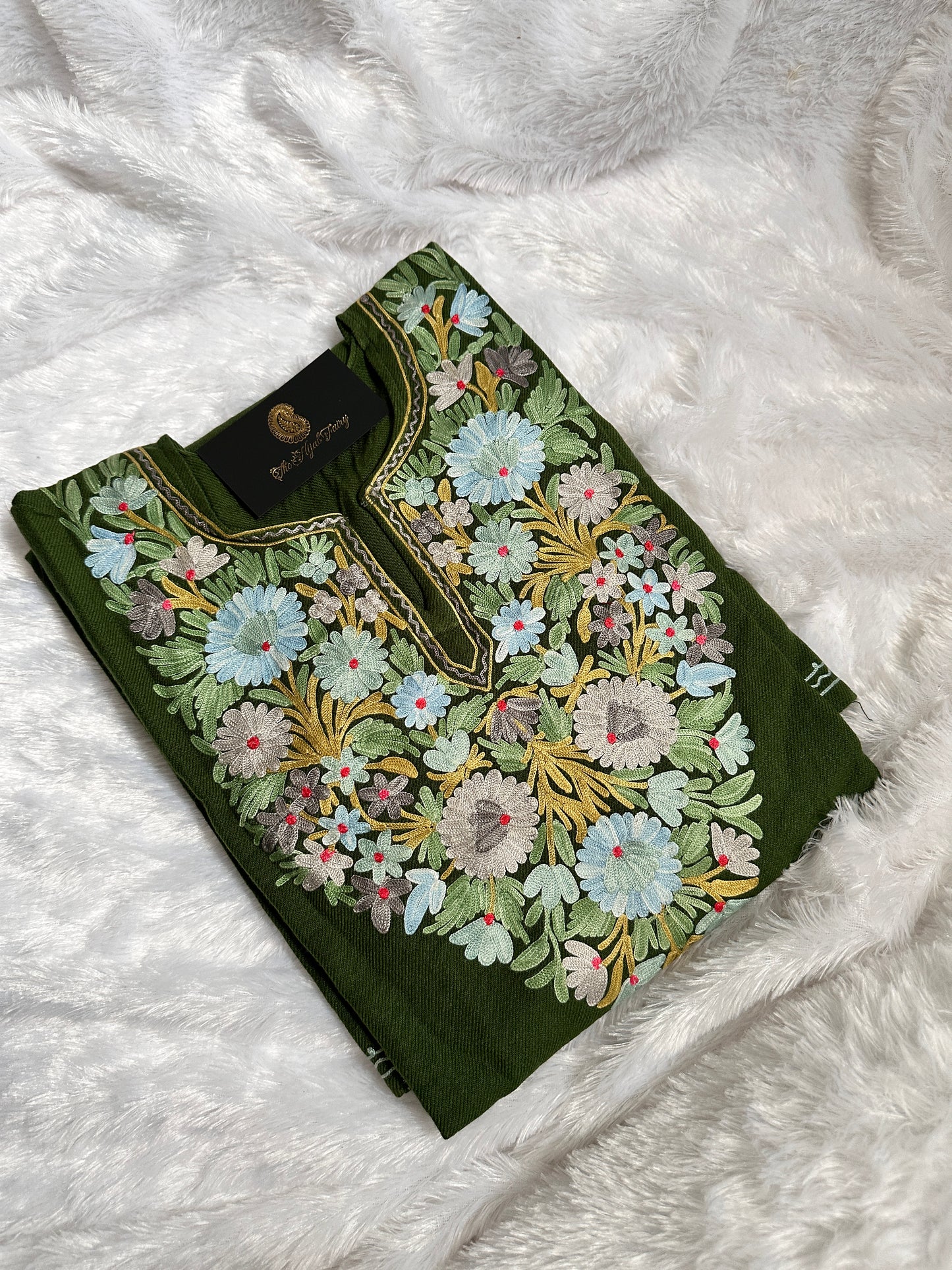 Pashmina Pheran - Green 8