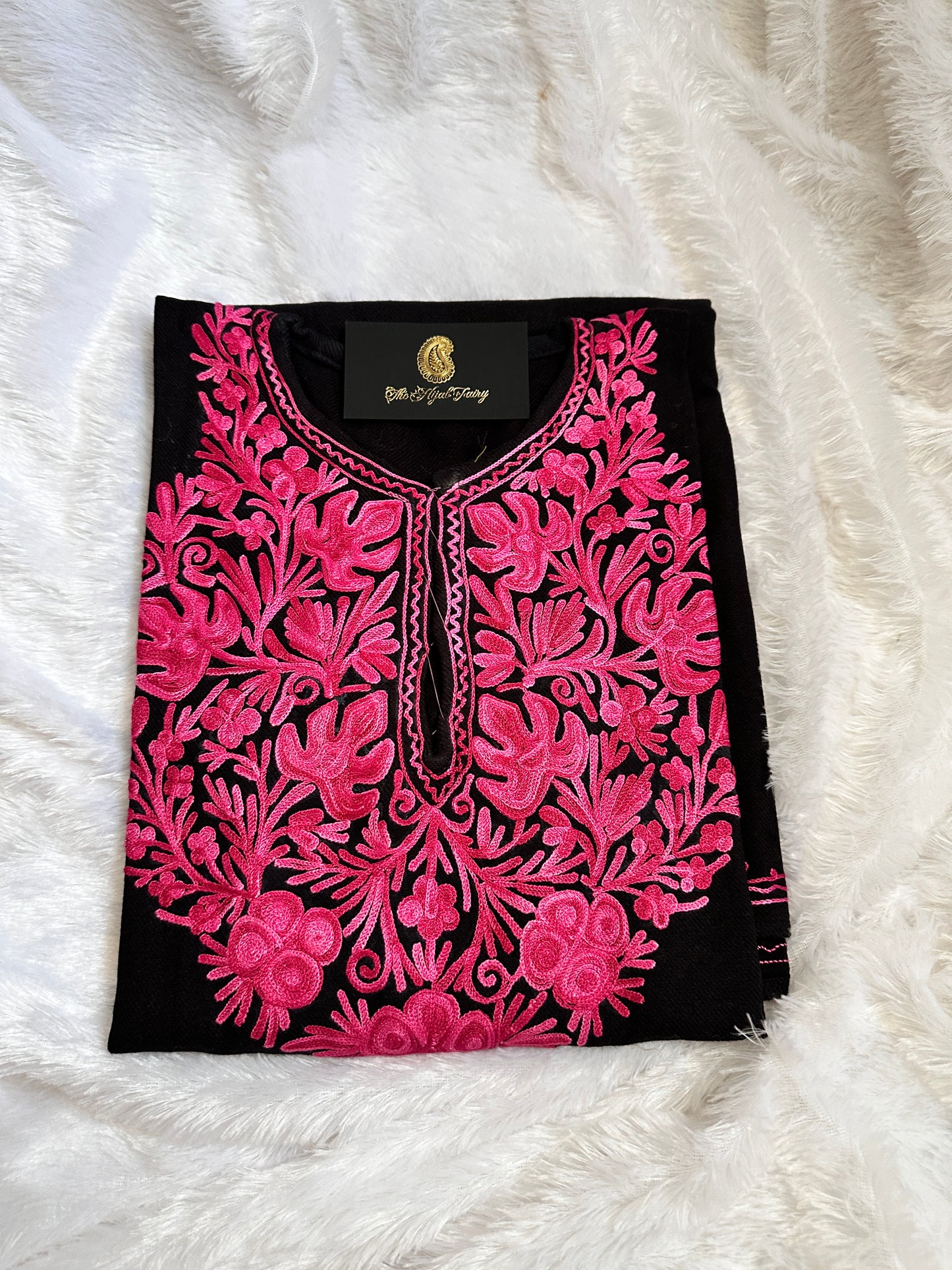 Pashmina Pheran - Black 4