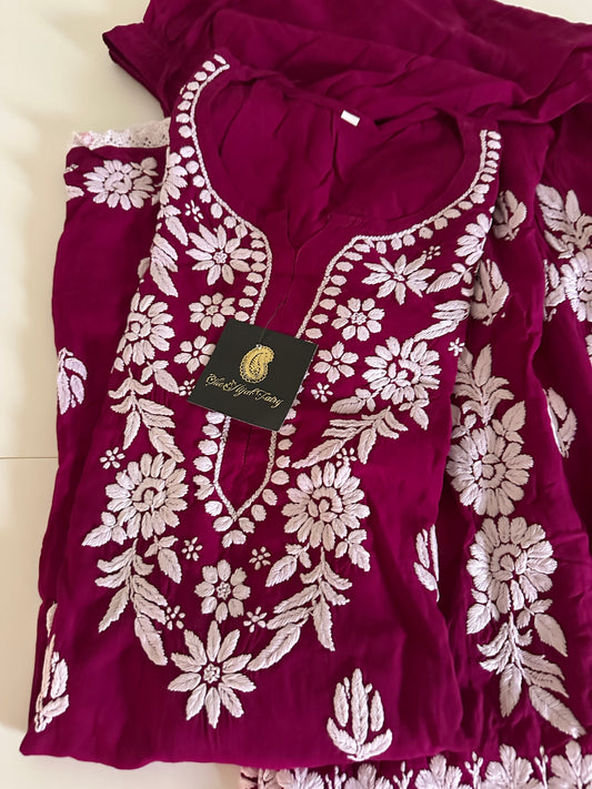 Wine - Modal Gharara Set