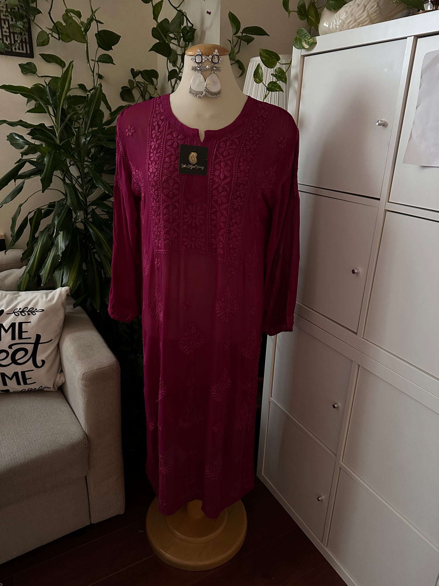 Amaranth - Premium Viscose Kurti