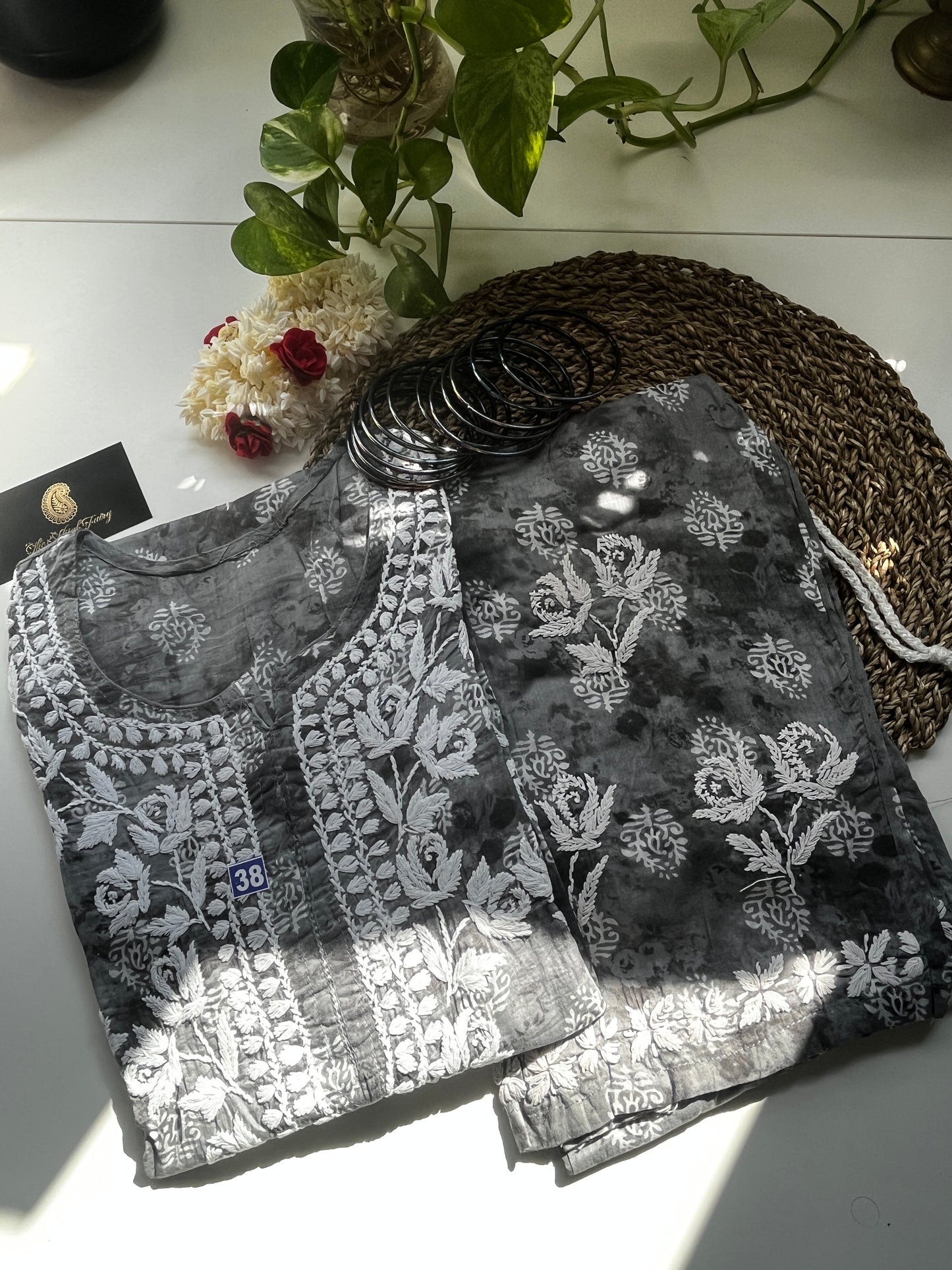 Grey 2 - Mul Printed Set - 2 Pc