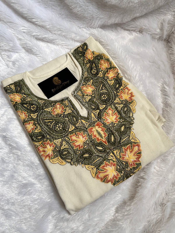 Pashmina Pheran - White 2