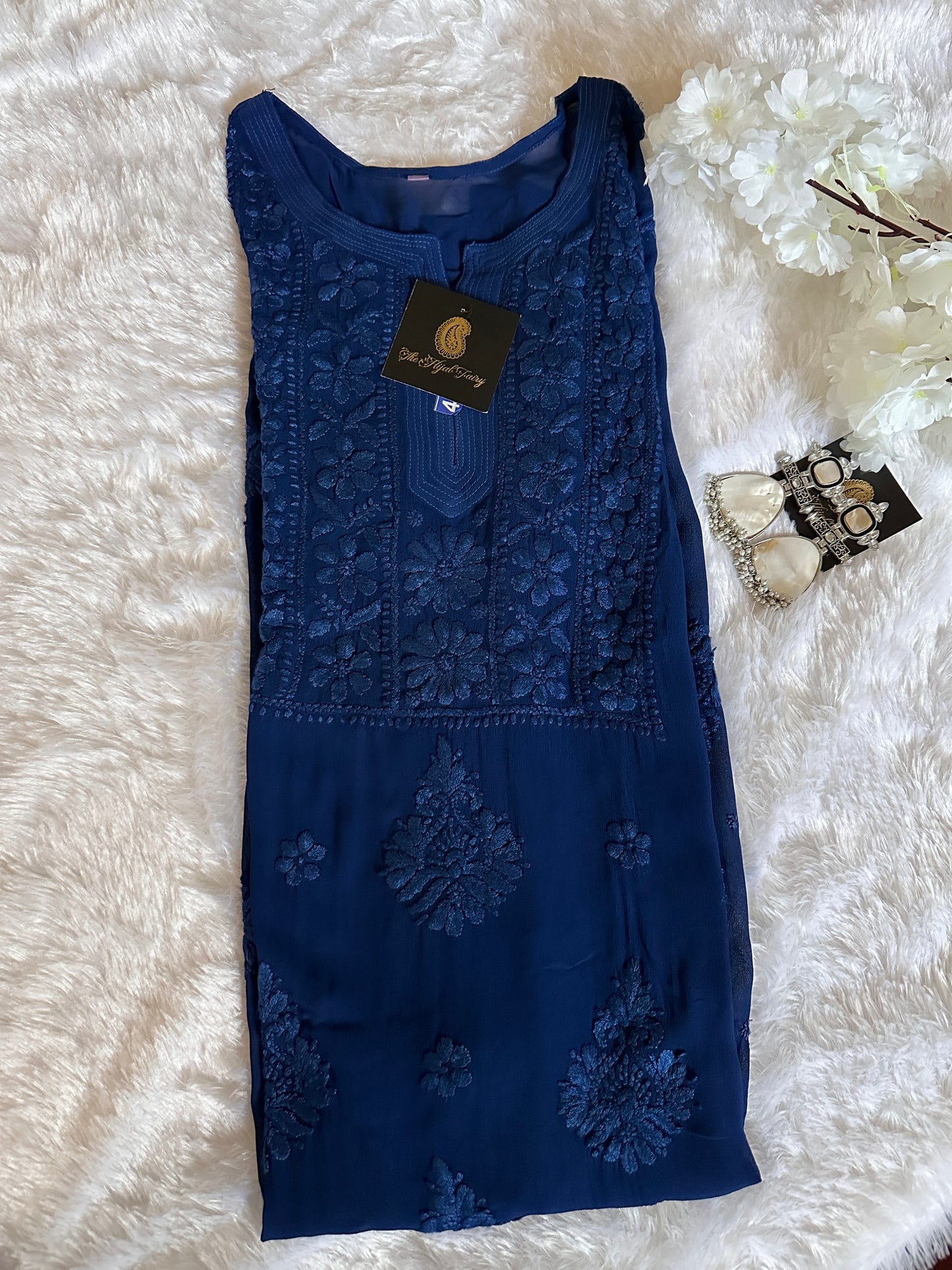 Blue - Premium Viscose Kurti