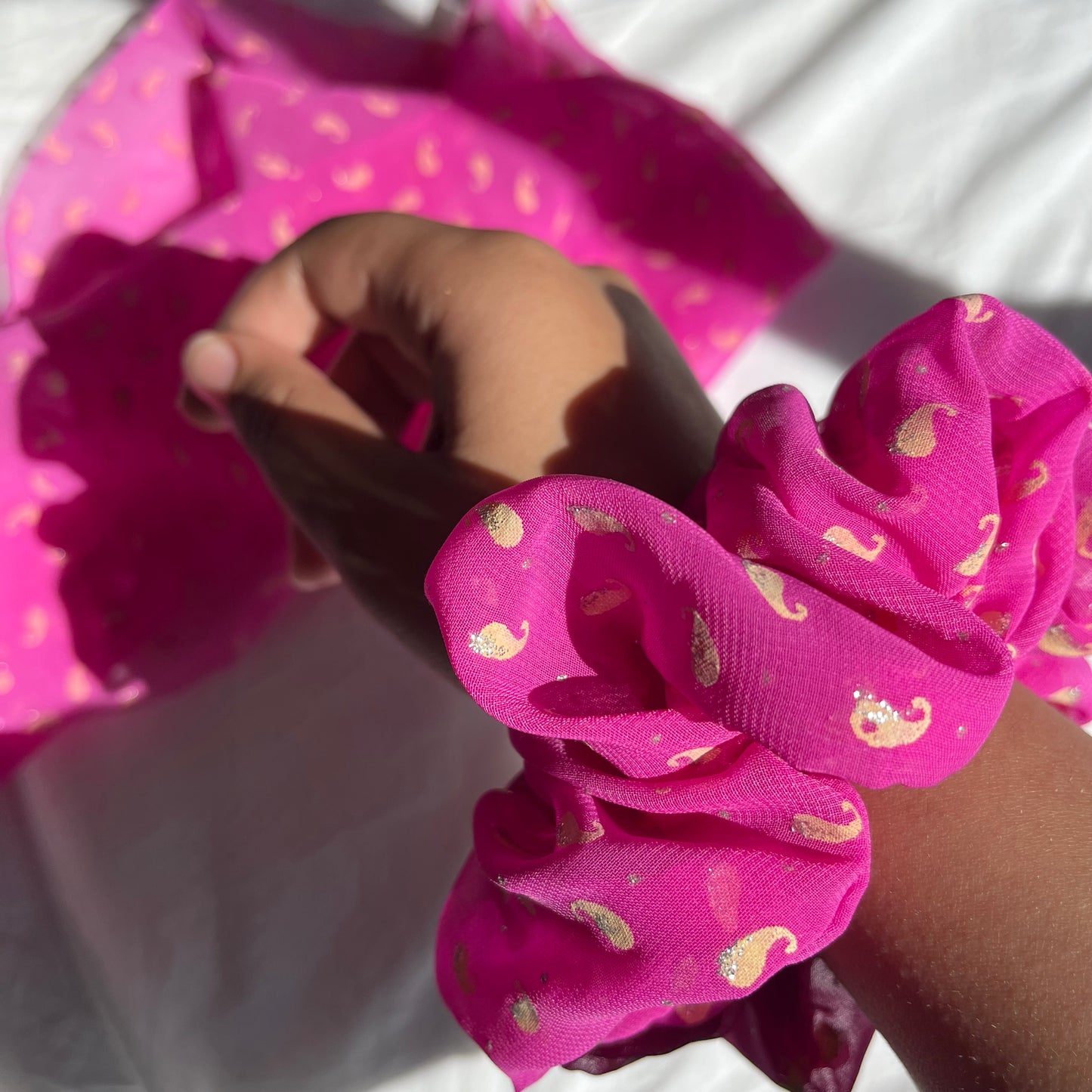 Barbie Georgette Scrunchie