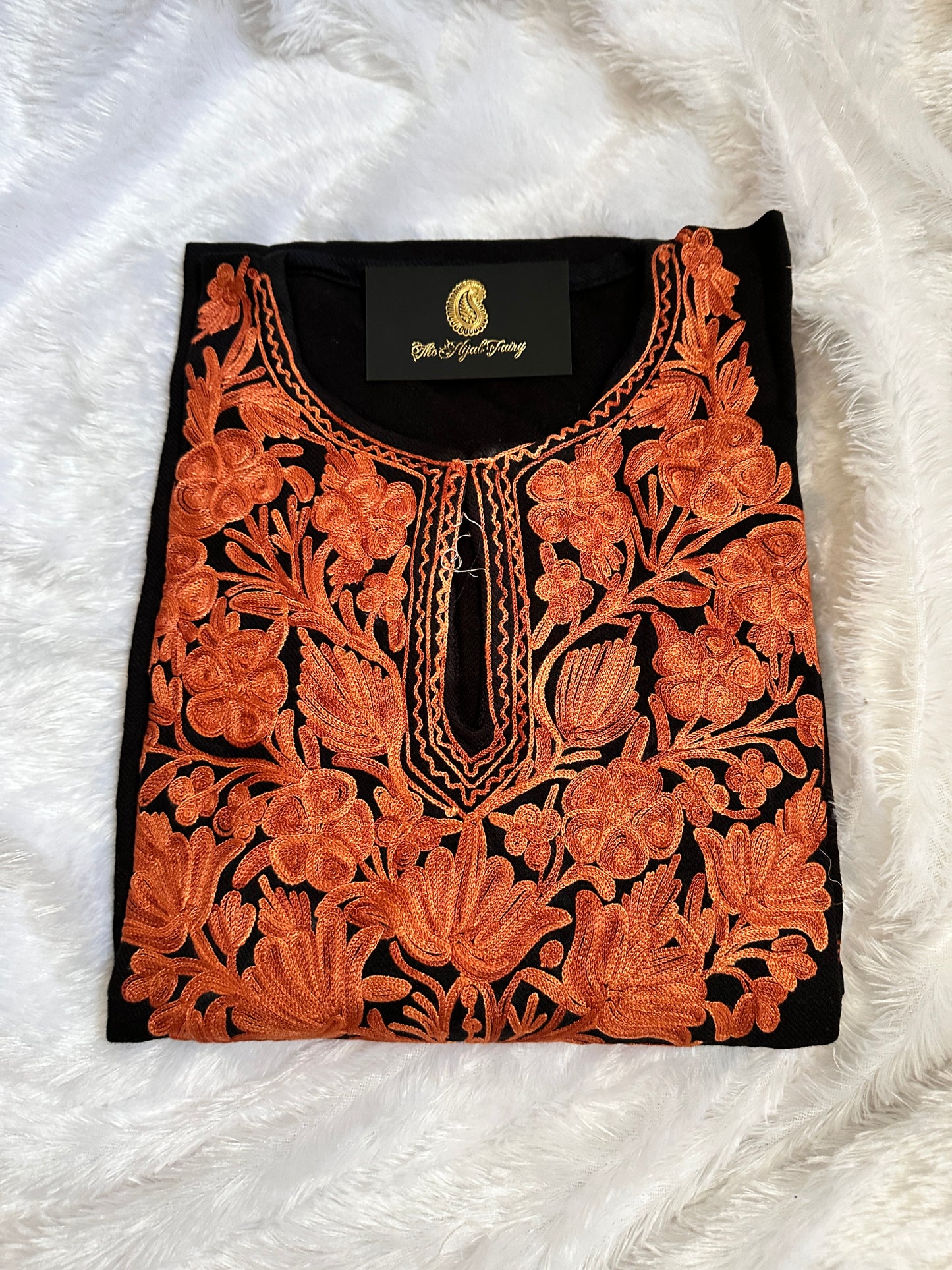 Pashmina Pheran - Black 2