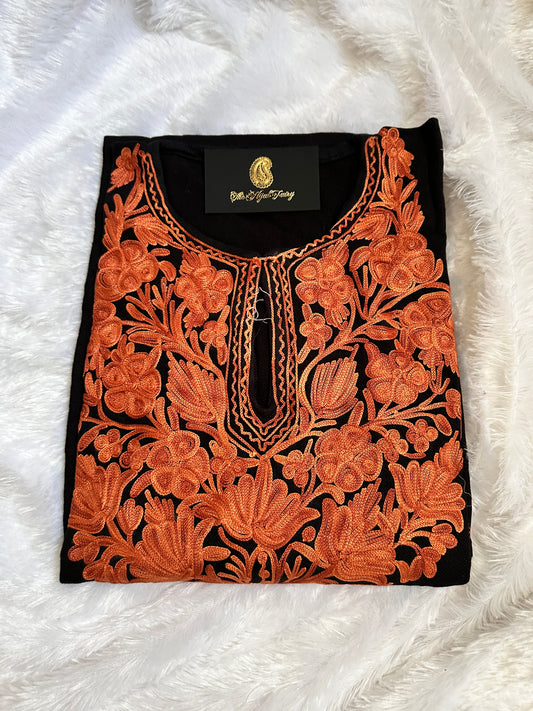 Pashmina Pheran - Black 2