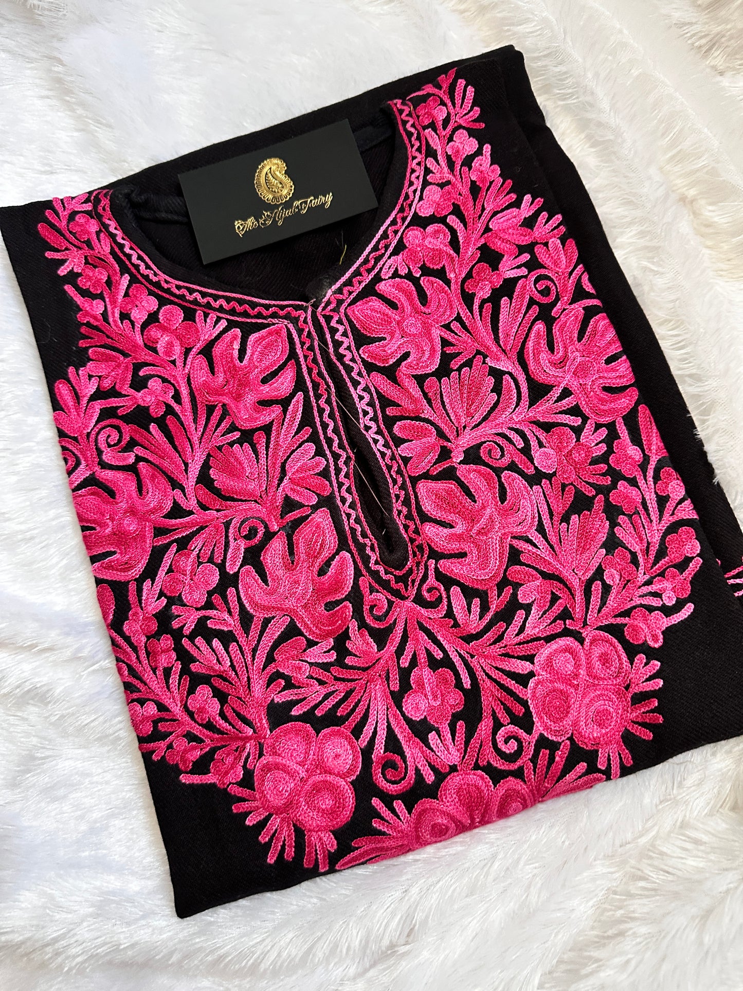 Pashmina Pheran - Black 4