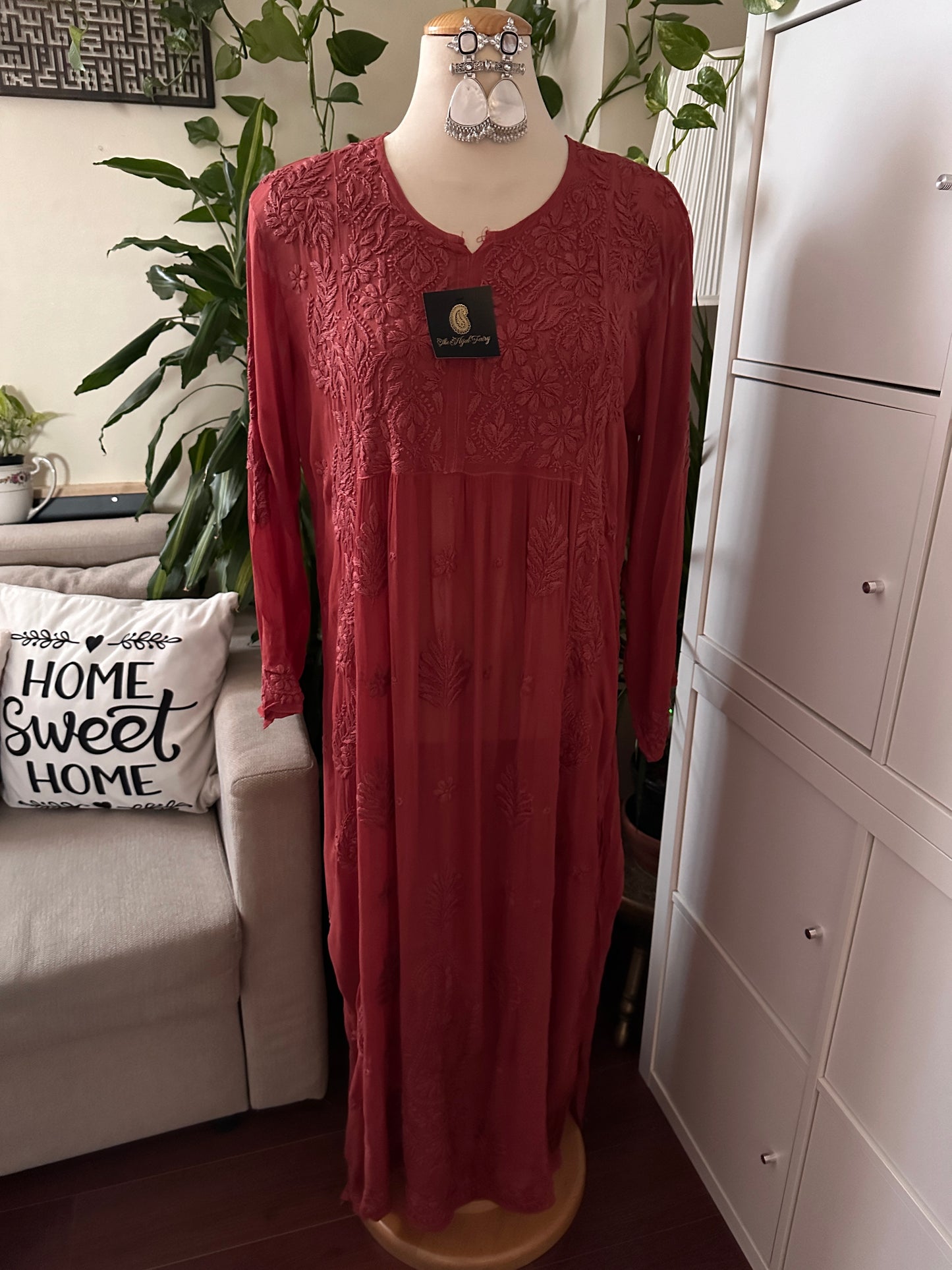 Cinnamon - Premium Viscose Nyra Cut Kurti