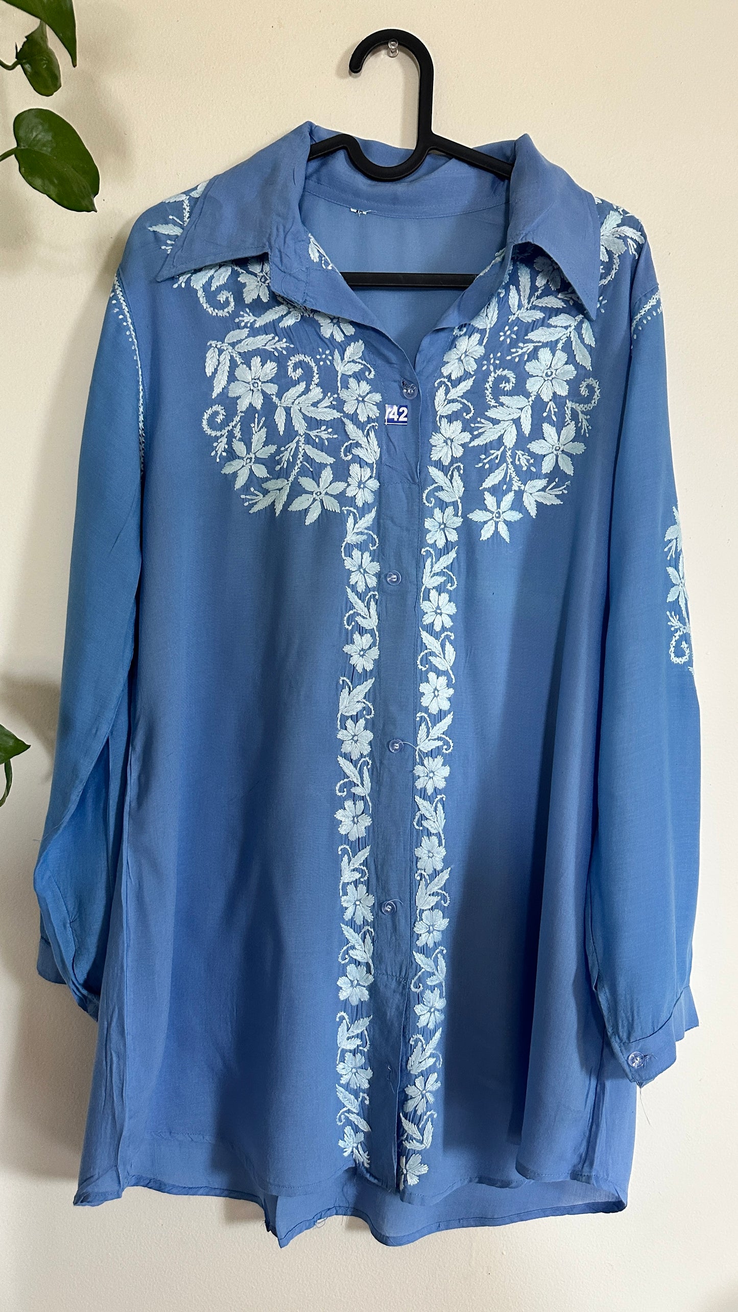 Cornflower Blue - Modal Madhuri Short Shirt