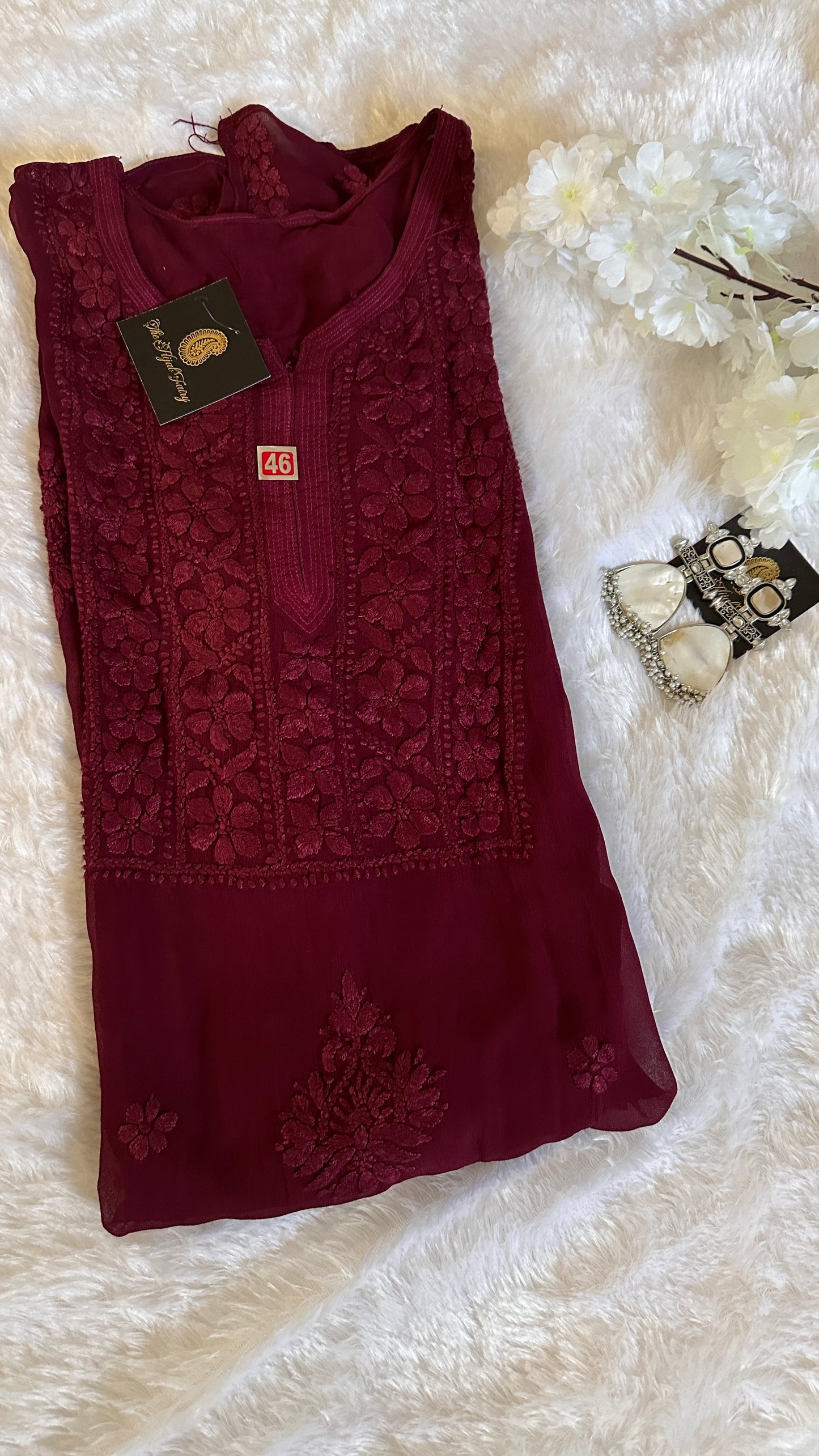 Wine - Premium Viscose Kurti