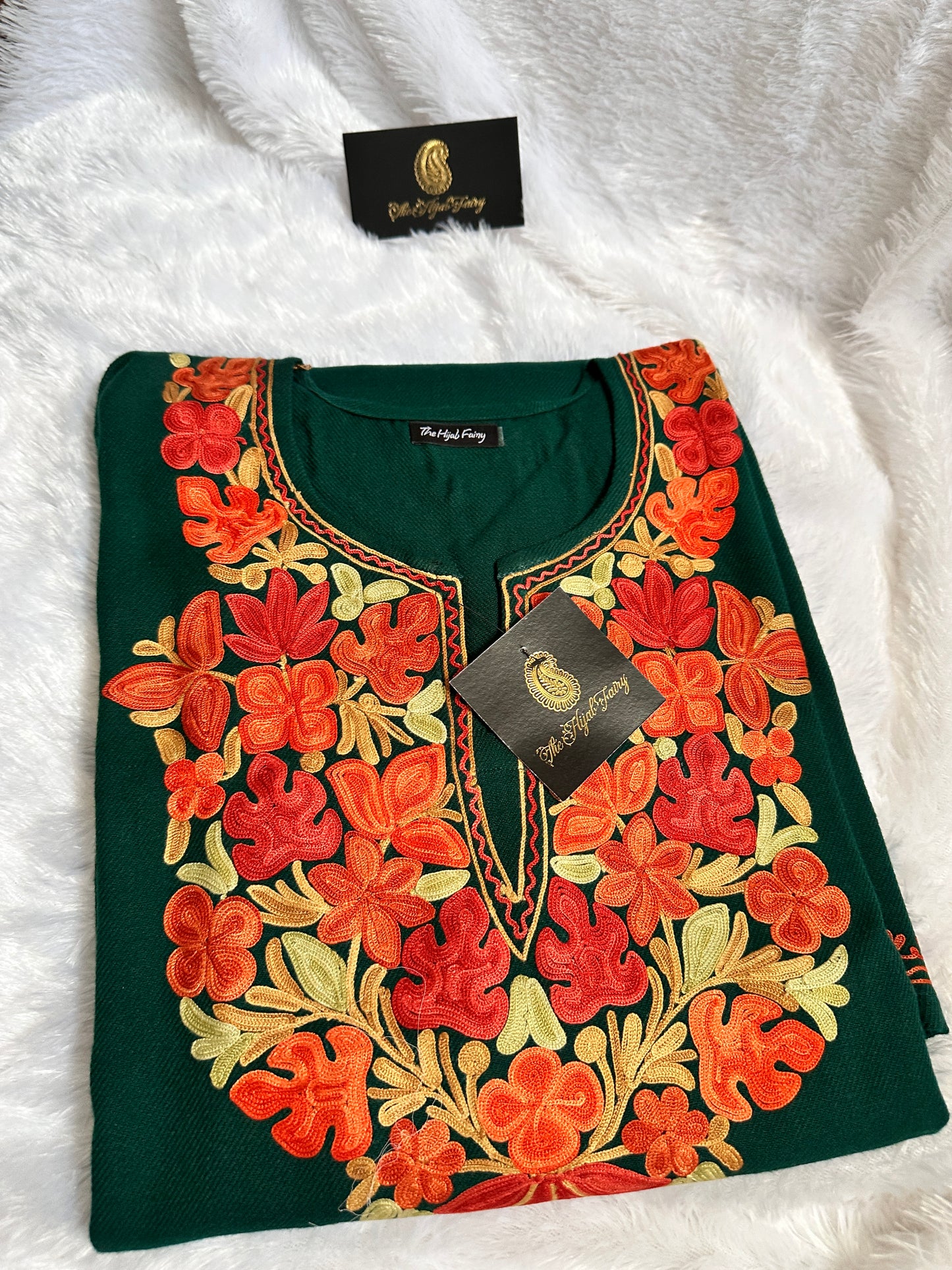 Pashmina Pheran - Green 6