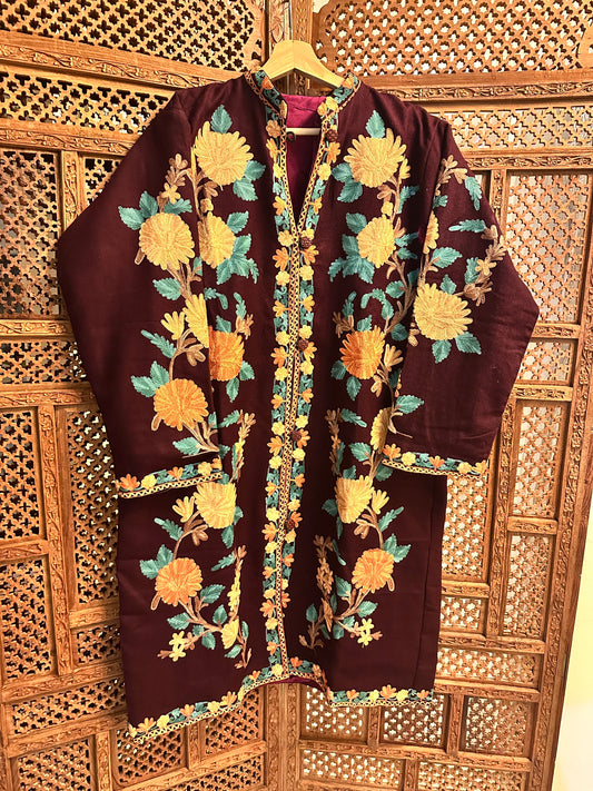 Pashmina Coats / Jackets - Wine