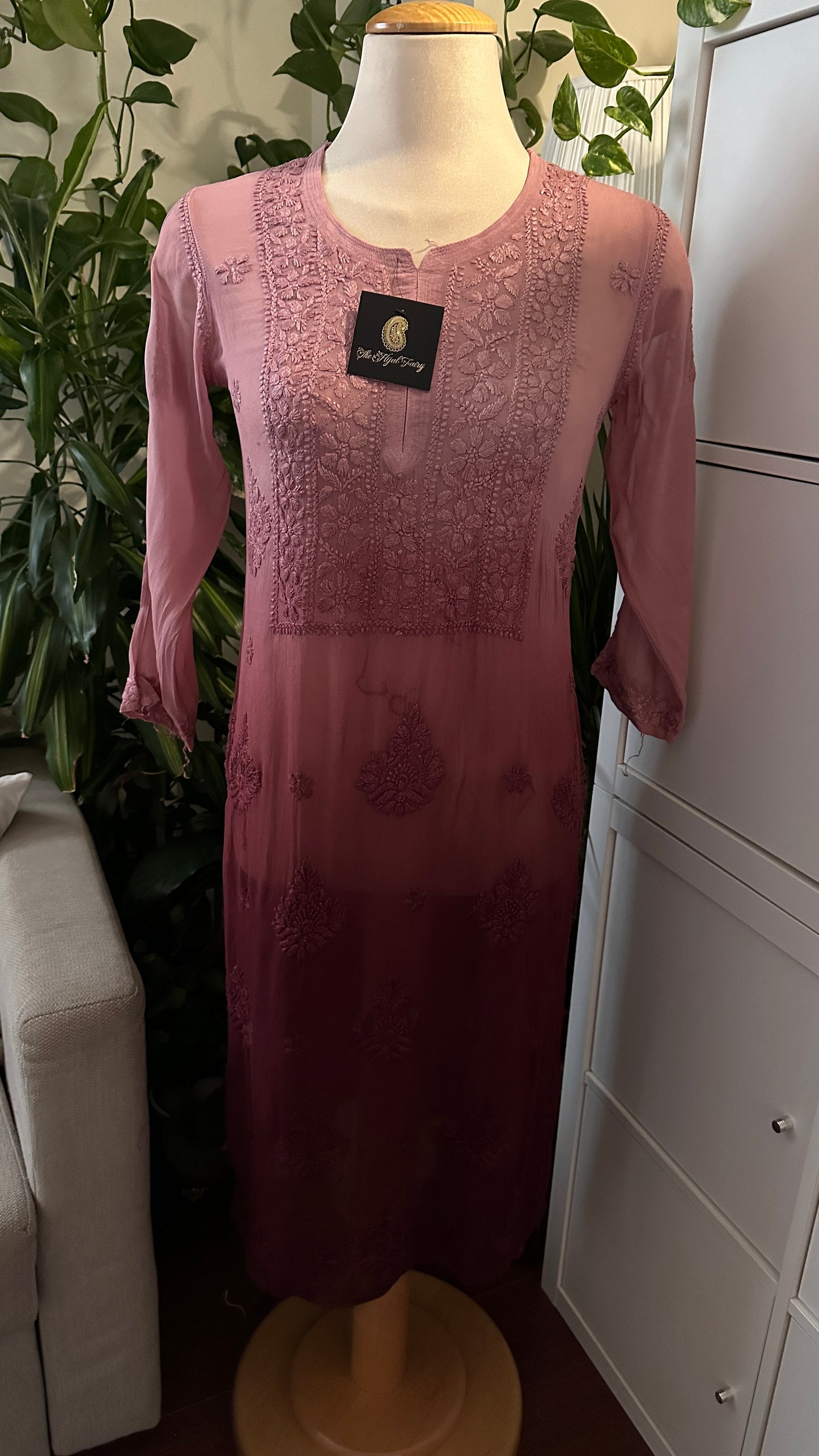 Mocha Ombré - Premium Viscose Kurti