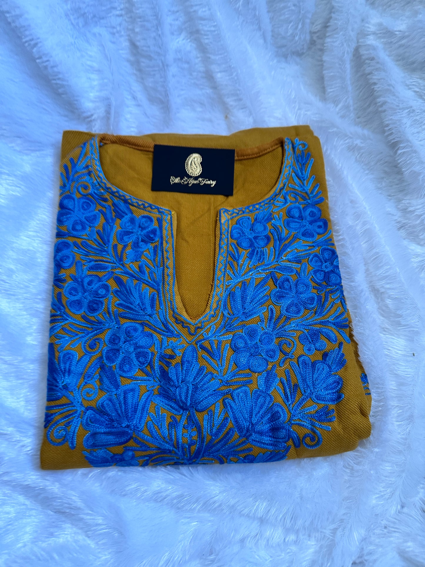 Pashmina Pheran - Mustard 1