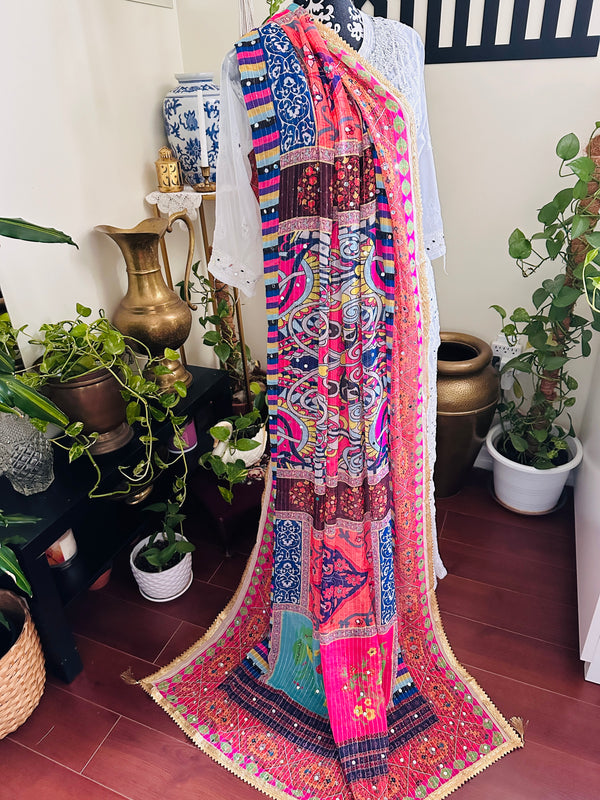 Chiffon Mirror Dupatta - 5