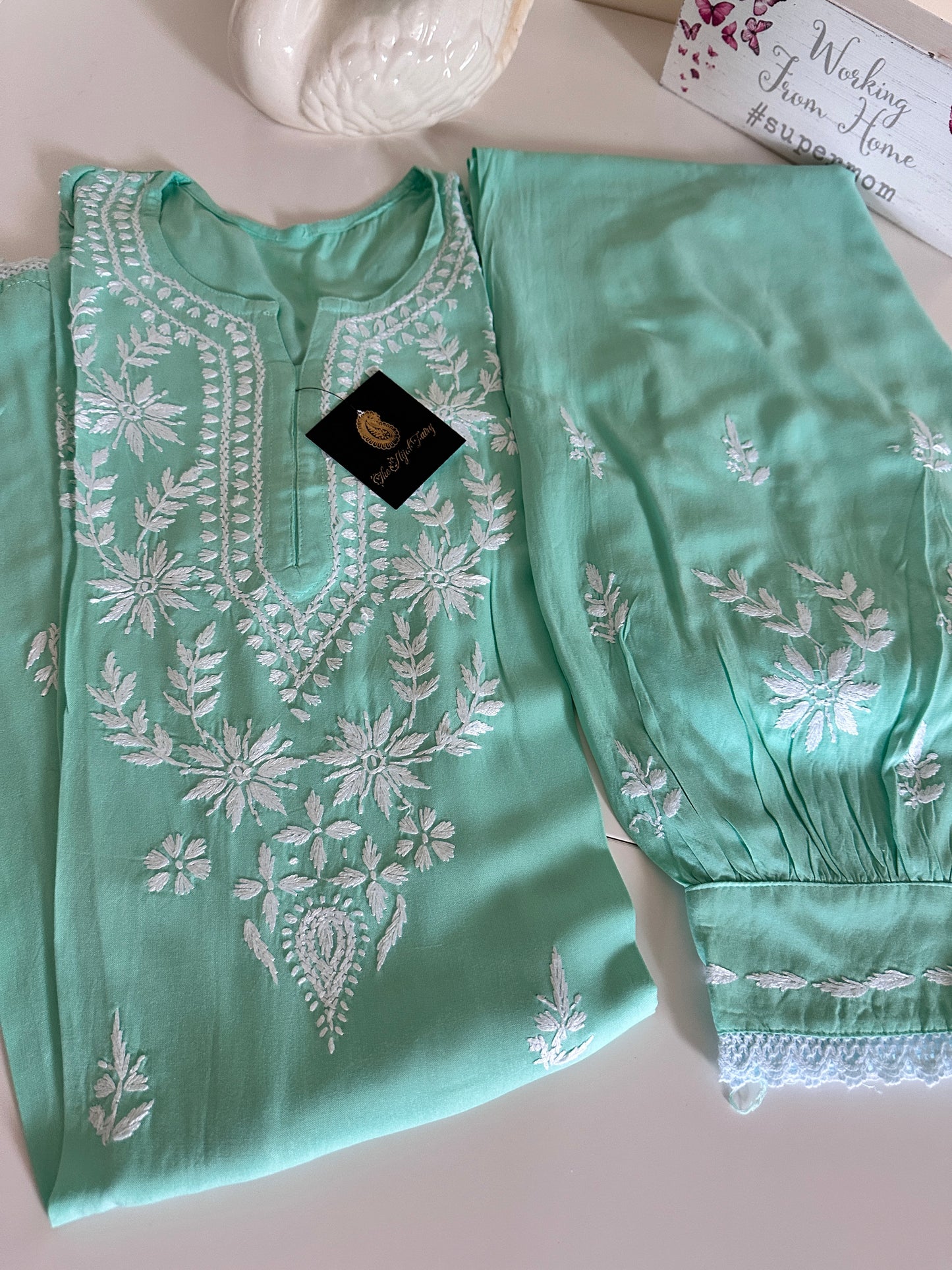 Peppermint Green - Afghani Set
