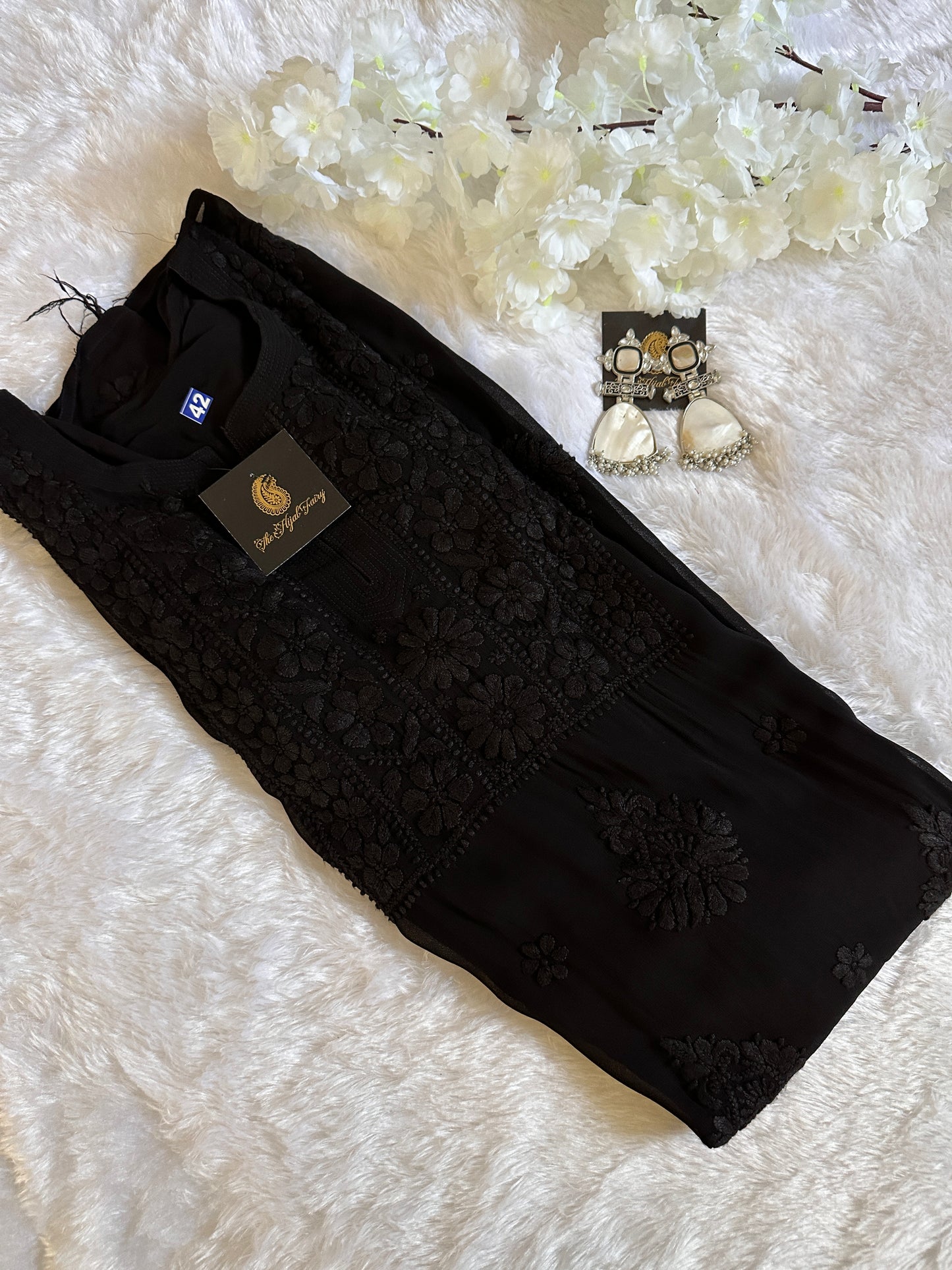 Black - Premium Viscose Kurti