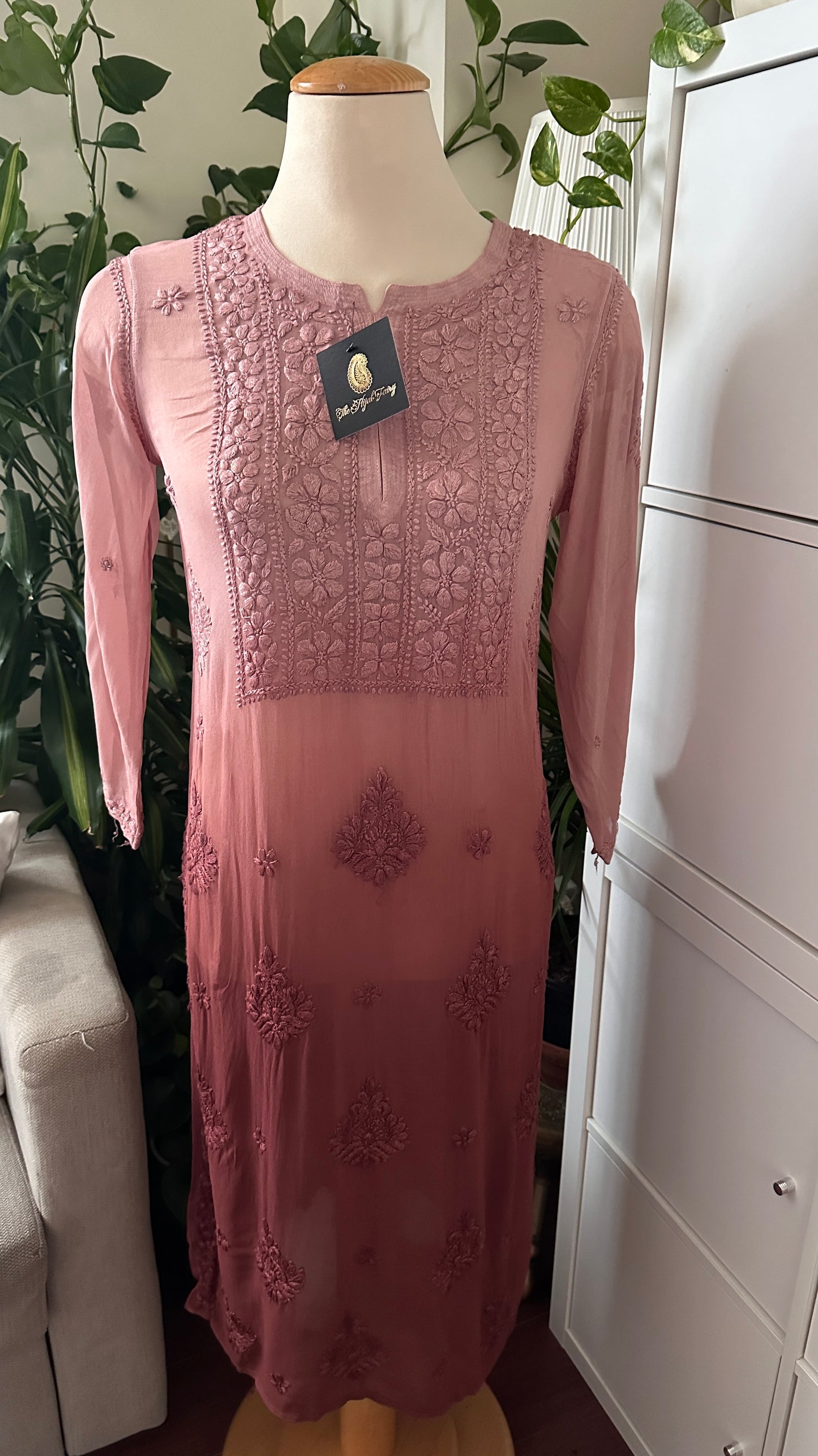 Mocha Ombré - Premium Viscose Kurti