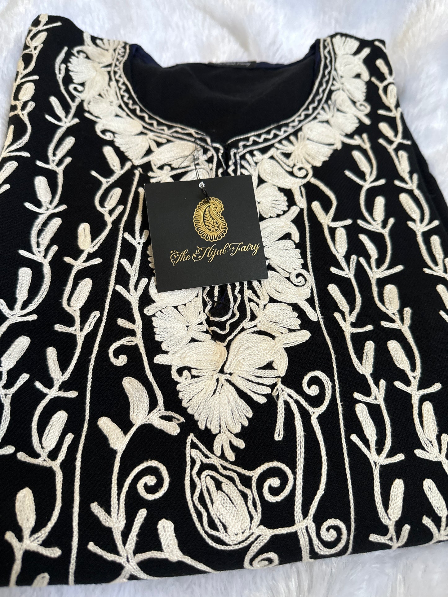 Pashmina Pheran - Black 1